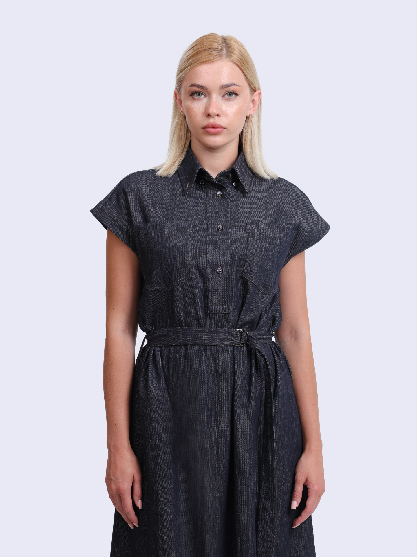 Платье Brunello Cucinelli MB125AHA92 C001 джинсовое женское — купить в интернет-магазине Verdistore