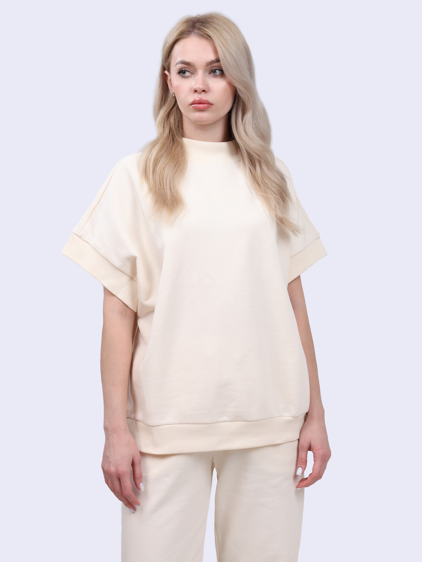 Свитшот Armani Exchange 6DYM73 YJEEZ 1130 белый женский спортивный — купить в интернет-магазине Verdistore