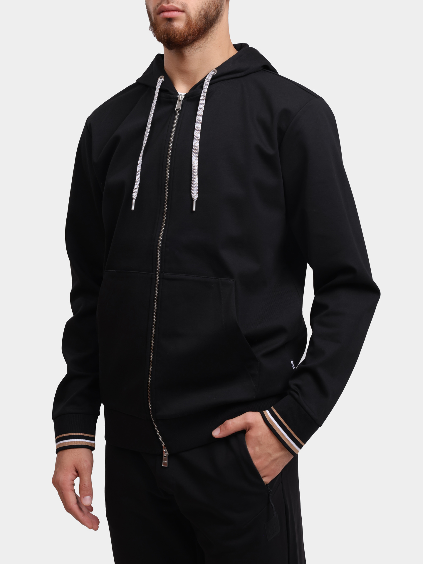 Мастерка Boss 50543427 001 хлопковая мужская — купить в интернет-магазине Verdistore