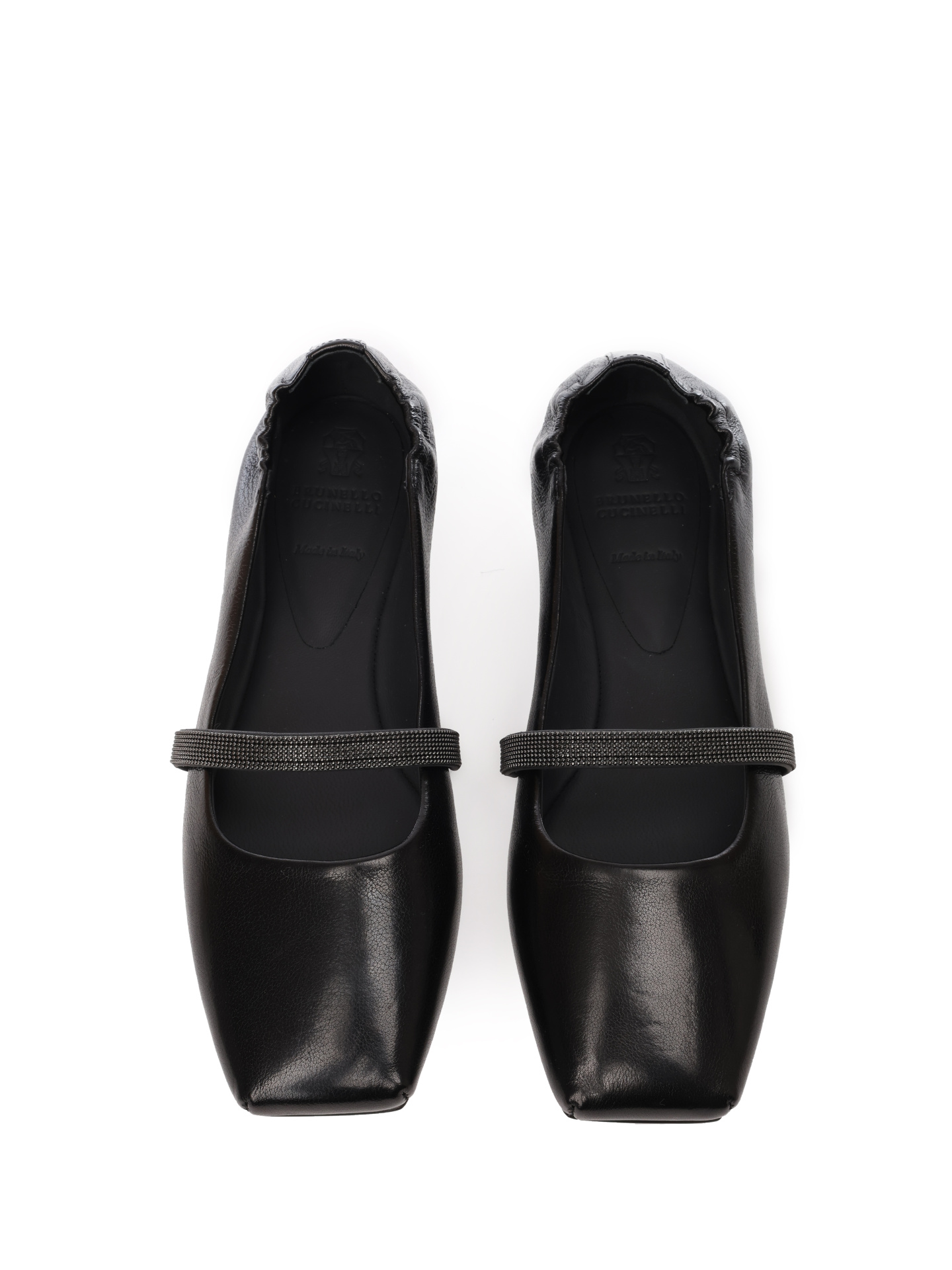 Балетки Brunello Cucinelli MZORC2807 кожаные женские — купить в интернет-магазине Verdistore