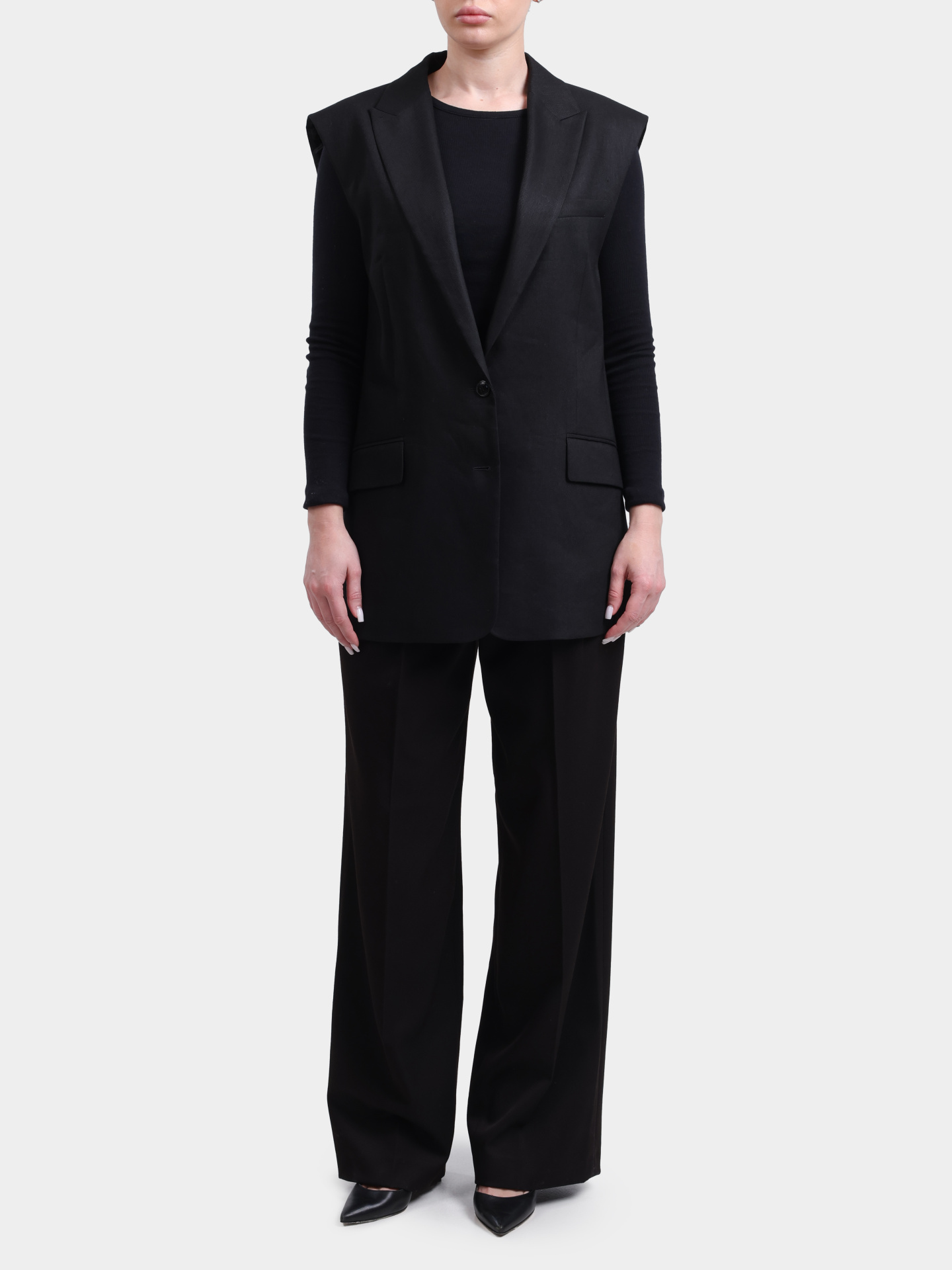 Жилет Hugo 50537621 001 льняной женский — купить в интернет-магазине Verdistore