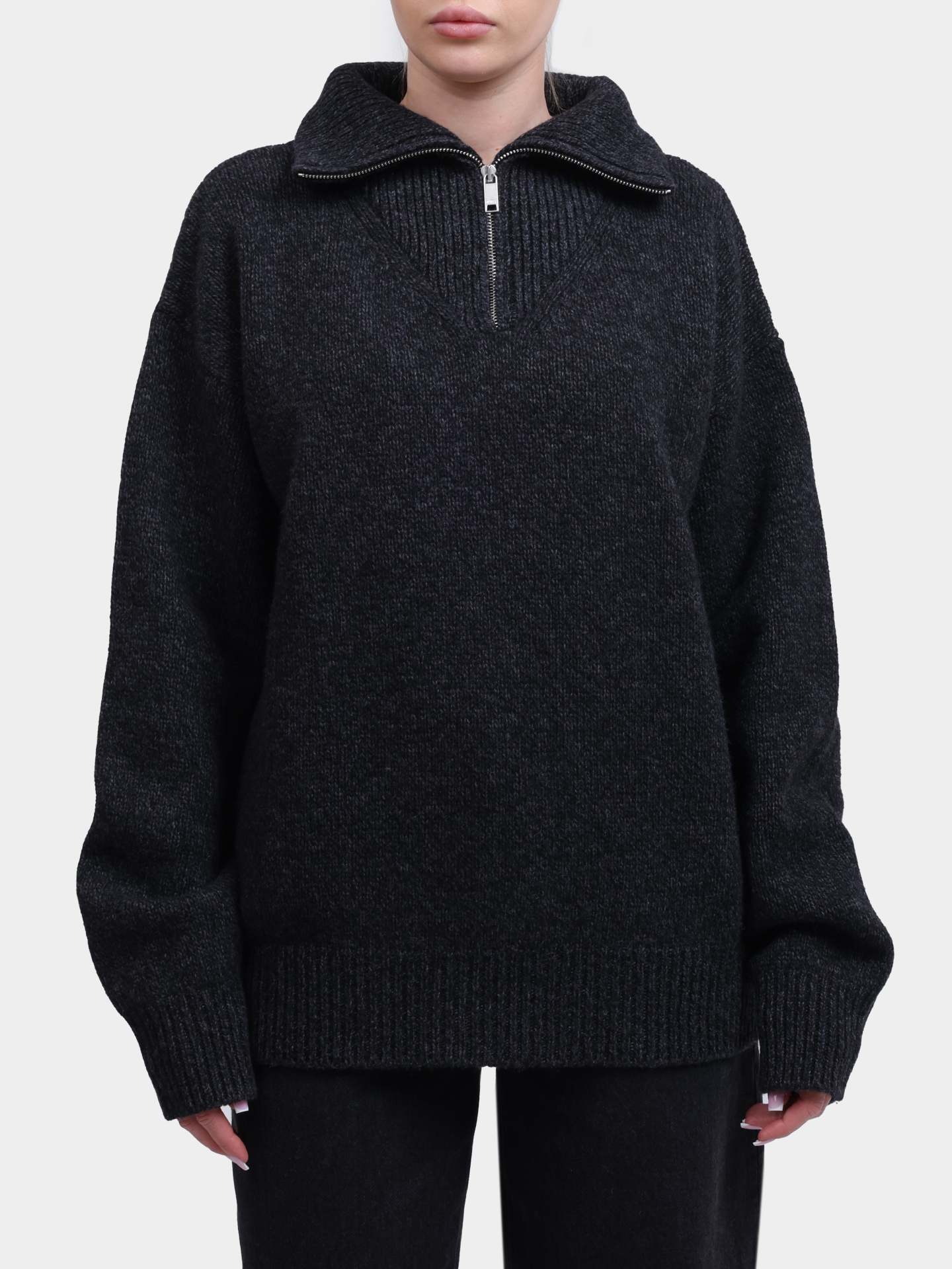 Свитер Autry SEPX - N1KK черный женский с длинными рукавами — купить в интернет-магазине Verdistore