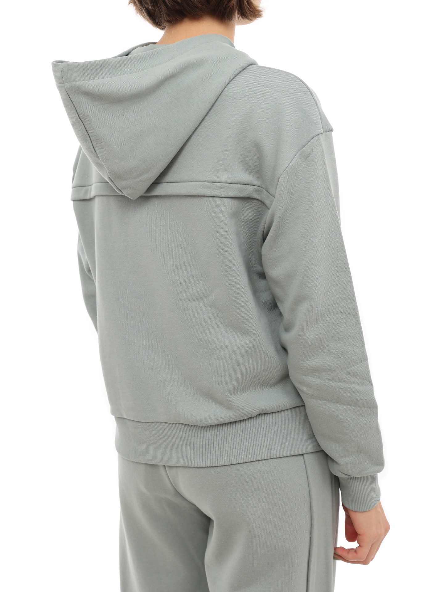 Худи Armani Exchange 6LYM10 YJE5Z 1872 голубое женское  — купить в интернет-магазине Verdistore