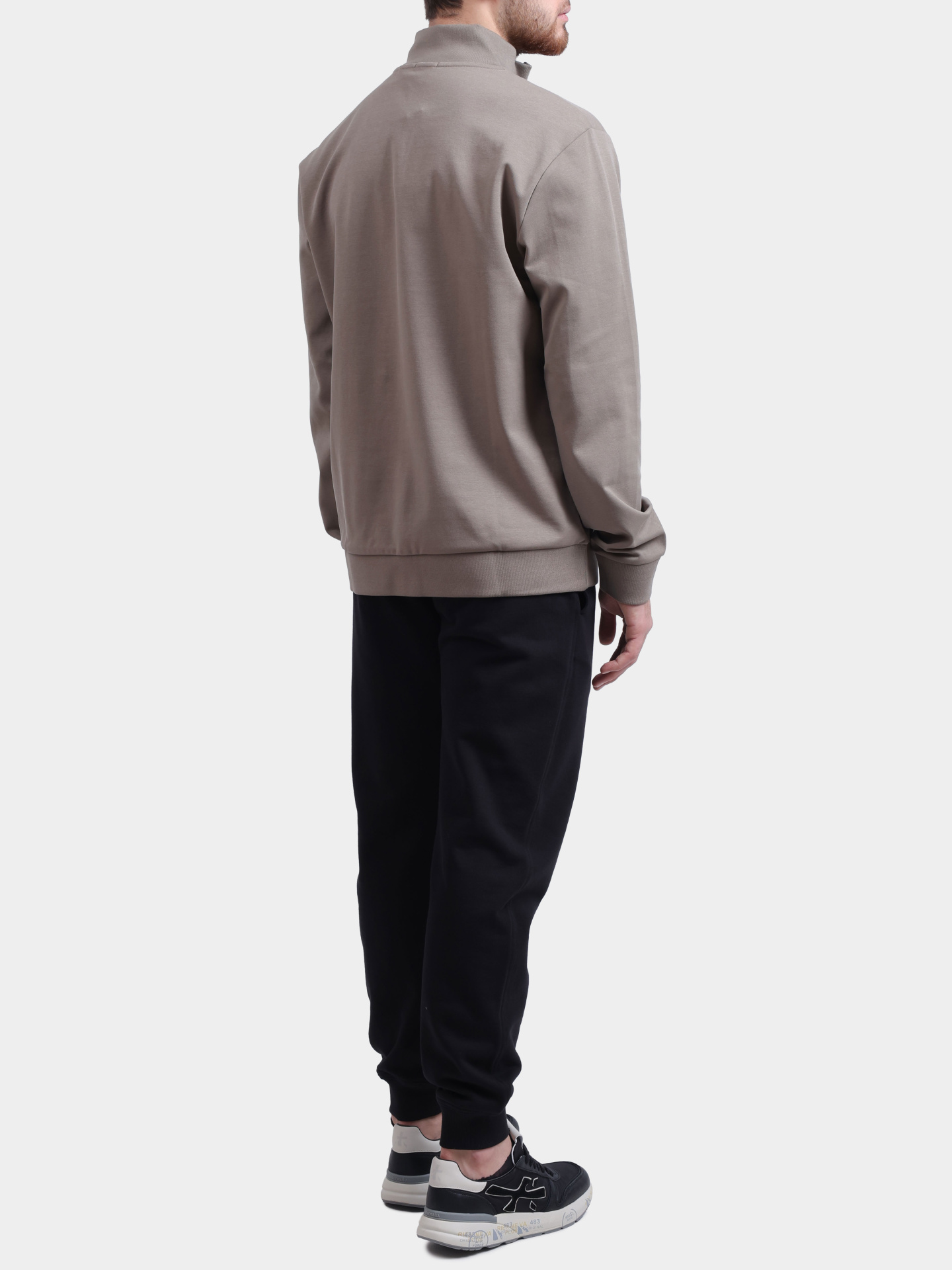 Свитшот Boss 50543887 245 бежевый мужской на молнии — купить в интернет-магазине Verdistore