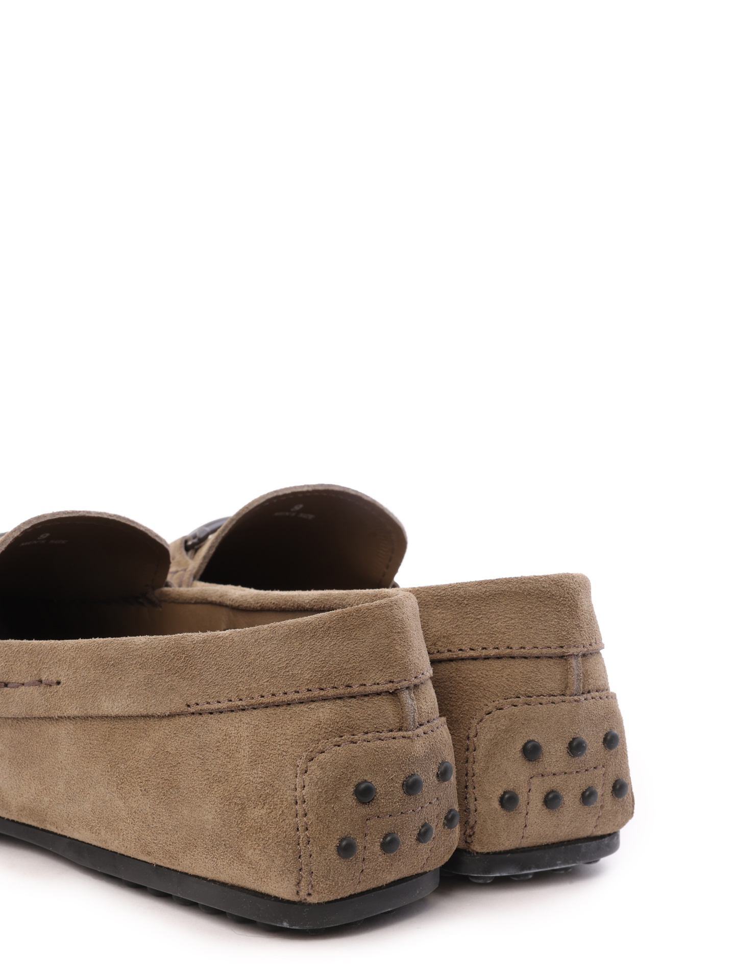 Мокасины бежевые замшеые с приподнятым носком — купить в интернет-магазине Verdistore