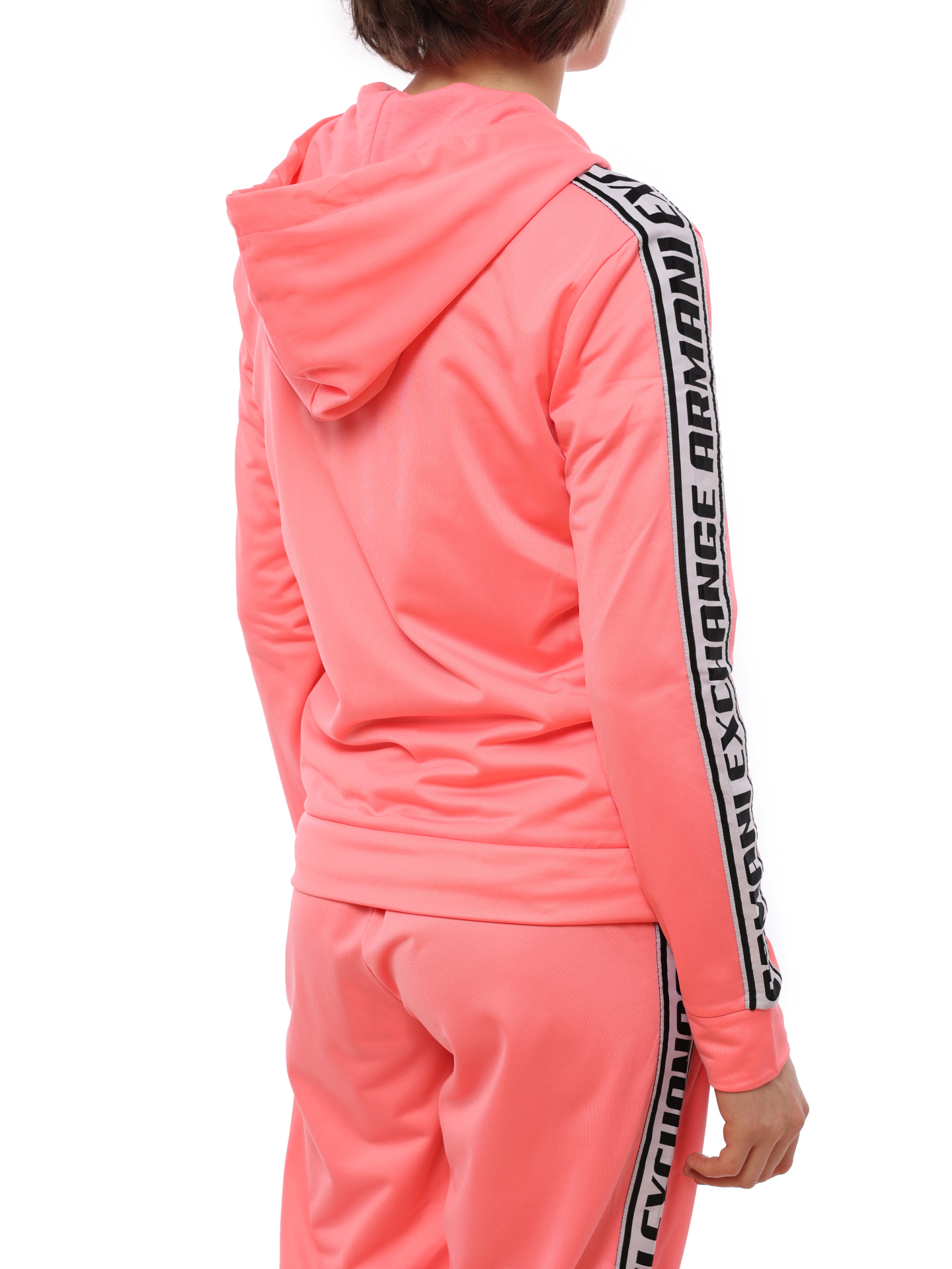 Мастерка Armani Exchange 3HYM84 YJ52Z 1475 розовая женская с контрастными панелями — купить в интернет-магазине Verdistore