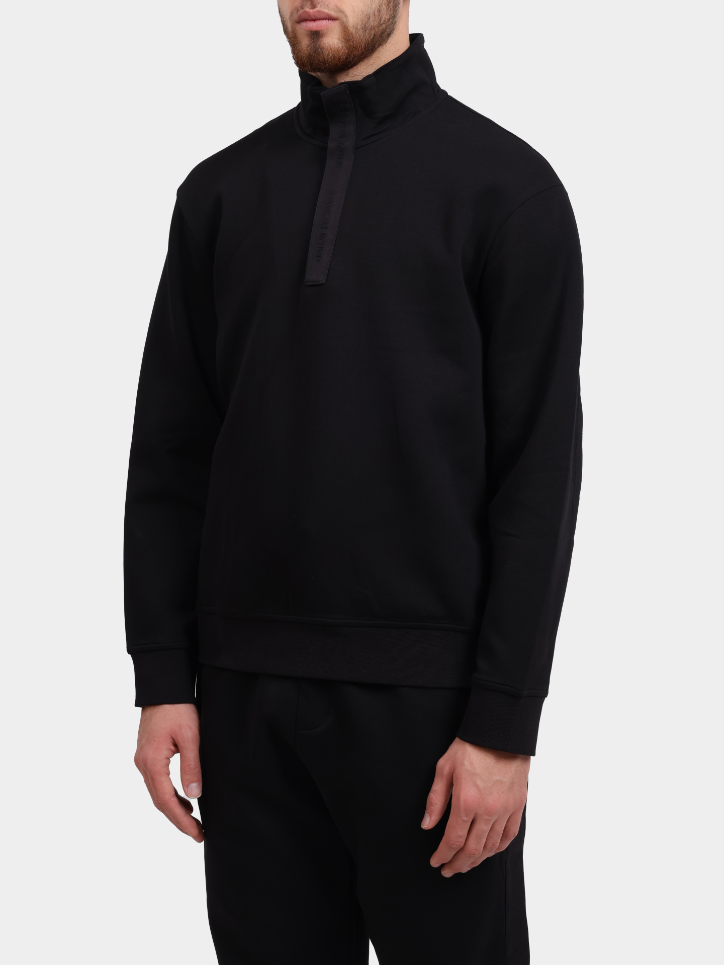 Свитшот XM001295 AF10818 UC001 мужской с воротником-стойкой — купить в интернет-магазине Verdistore