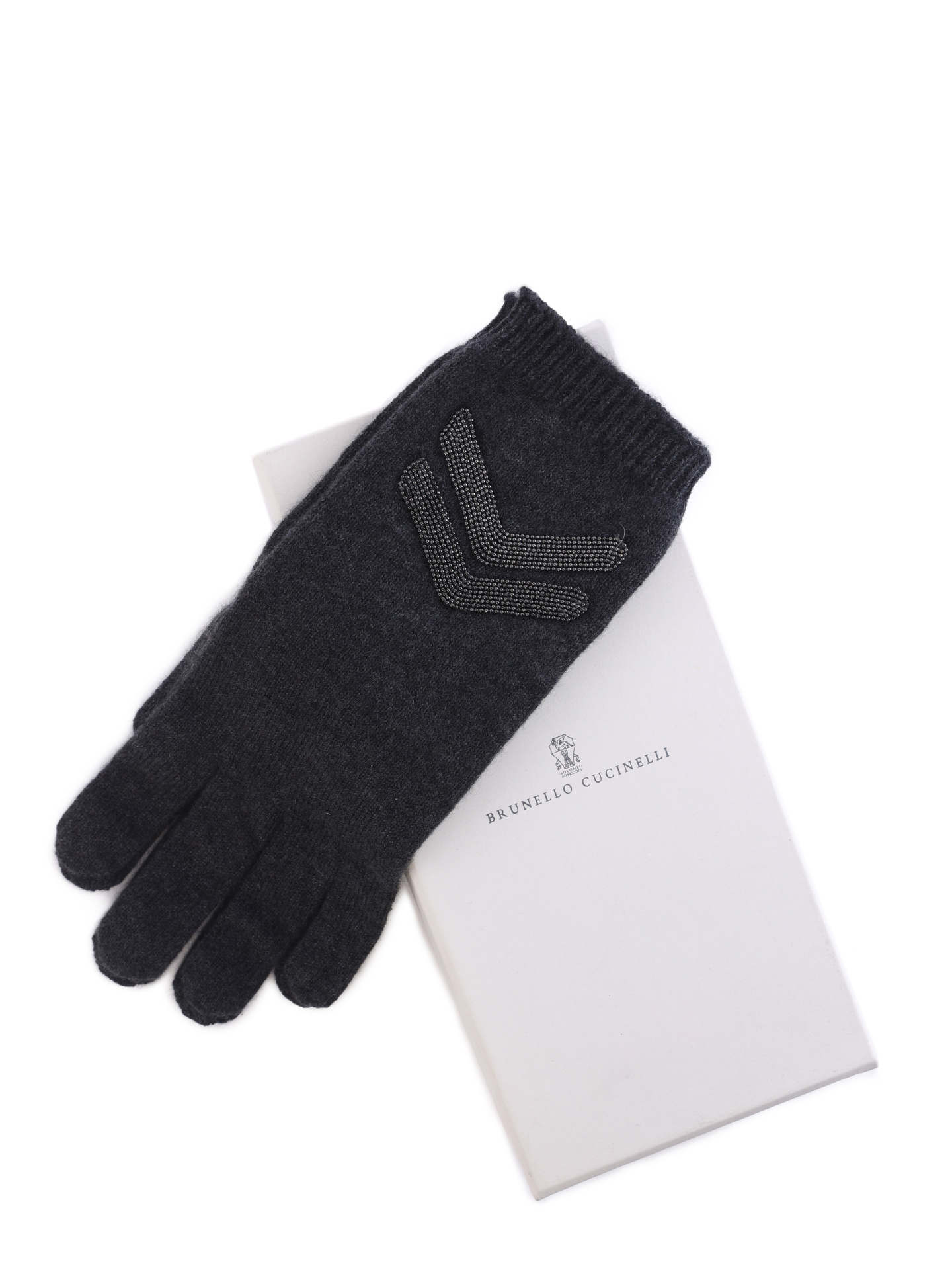 Перчатки Brunello Cucinelli XM12140799 кашемировые женские — купить в интернет-магазине Verdistore