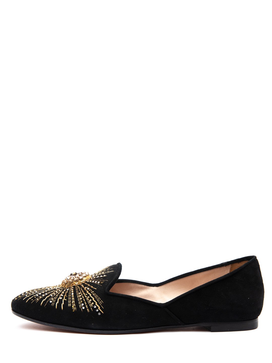 Мокасины Aquazzura SLHFLAA0 черные женские замшевые — купить в интернет-магазине Verdistore