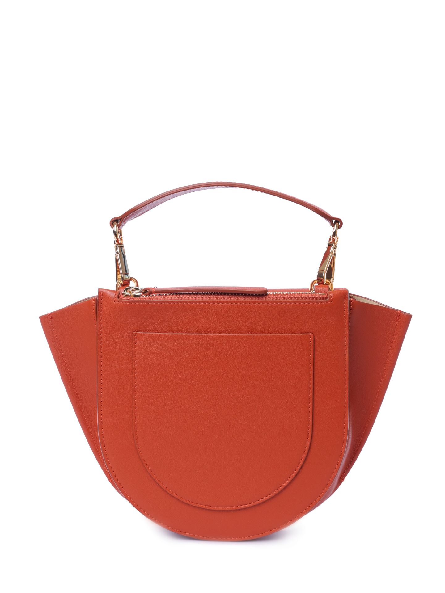 Сумка 24108000025 2220 оранжевая из натуральной кожи — купить в интернет-магазине Verdistore