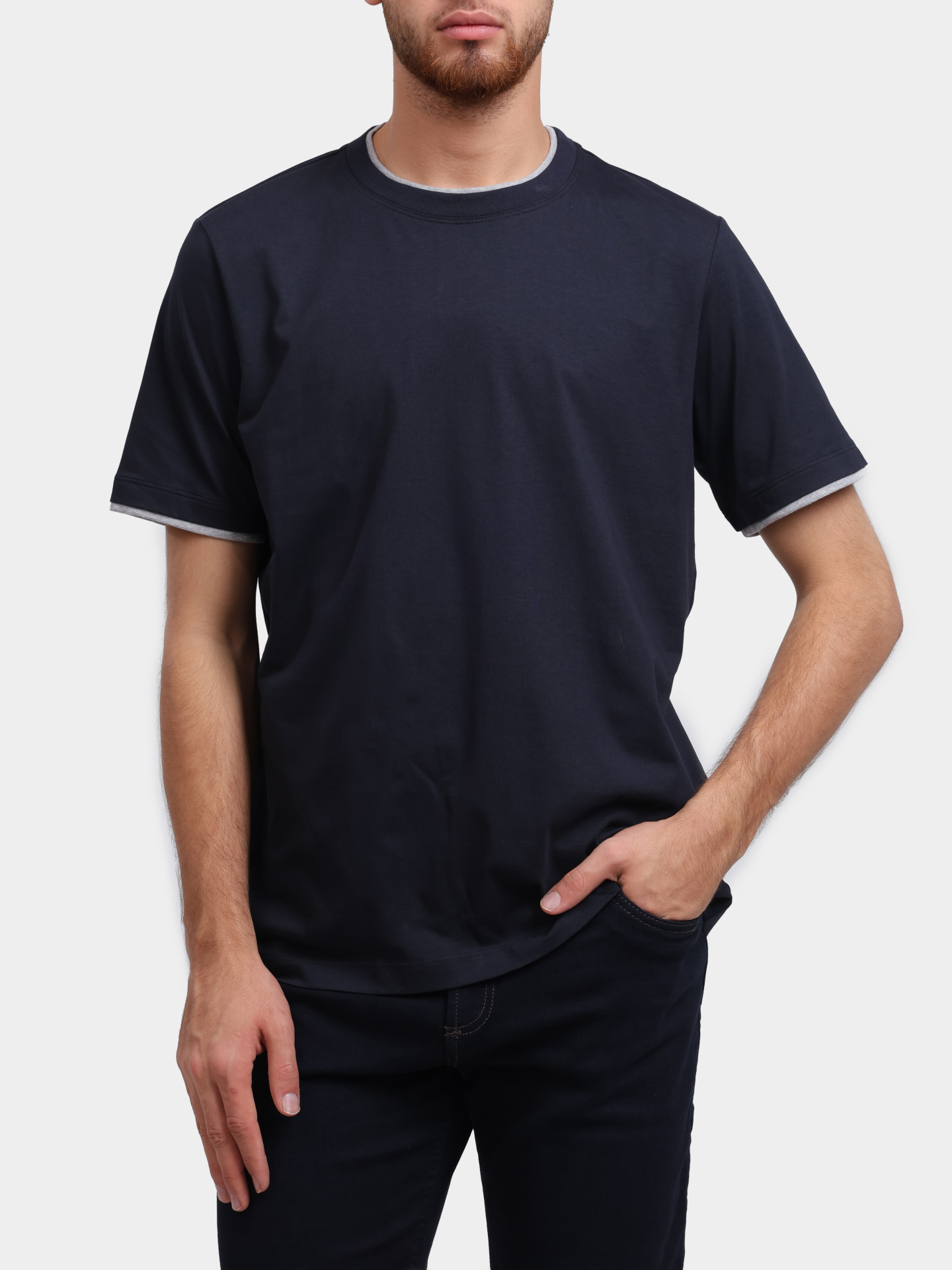 Футболка Peserico R55044J0Q1 2358 762 хлопковая мужская — купить в интернет-магазине Verdistore