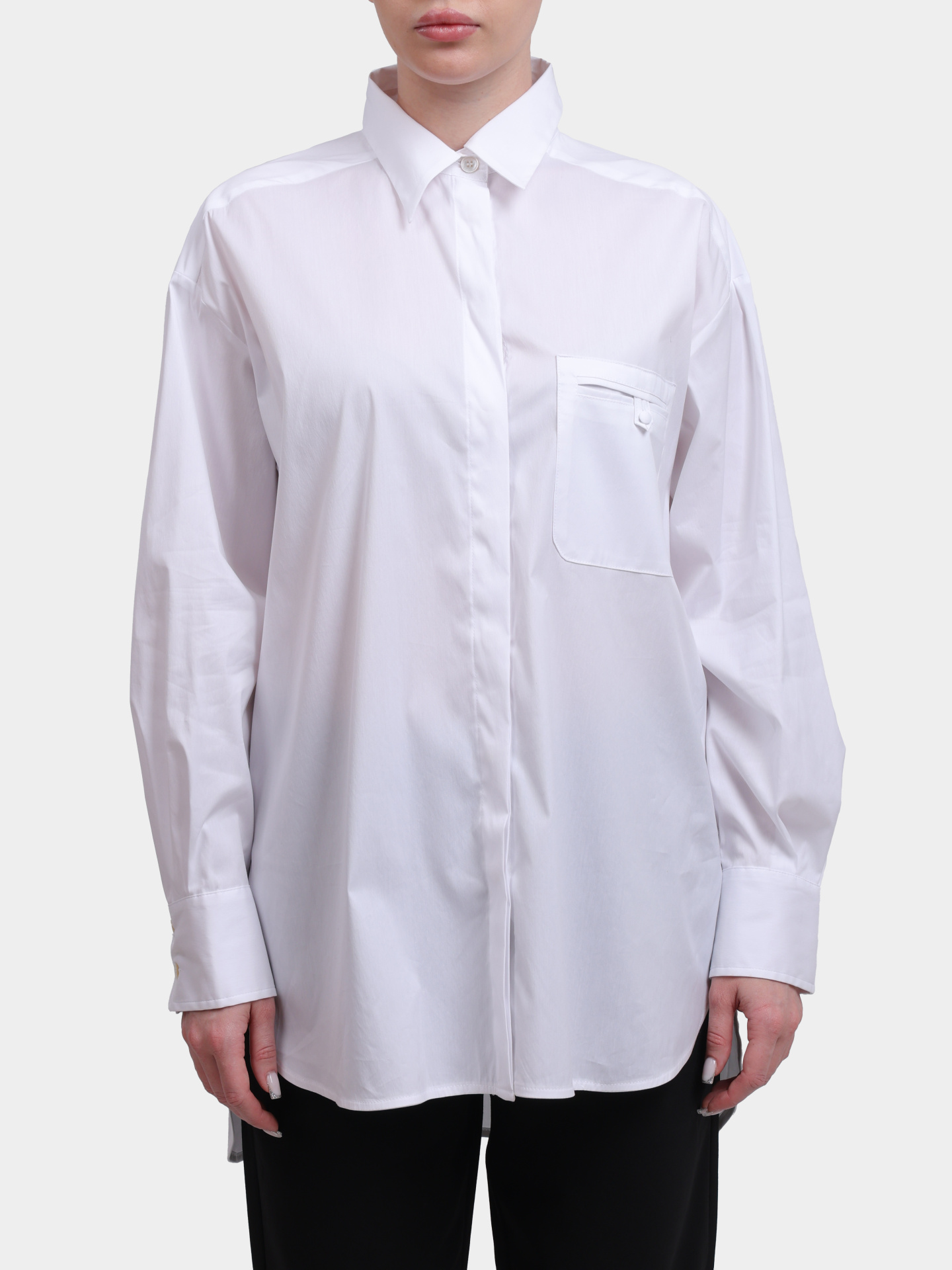 Рубашка Marella CUPOLA 001 белая женская  — купить в интернет-магазине Verdistore