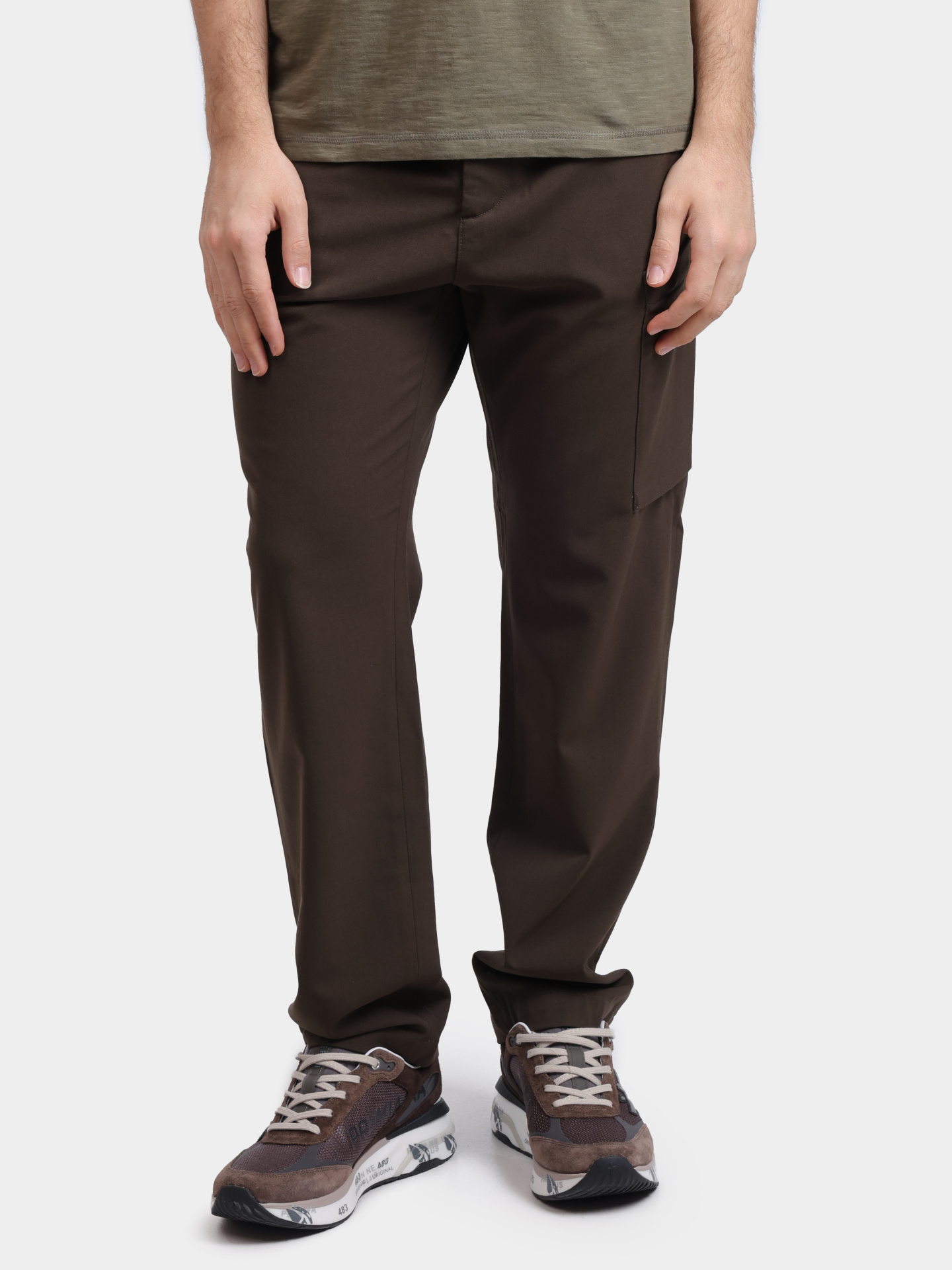 Брюки C.P. Company 19CMPA306A 110514A 683 хаки мужские — купить в интернет-магазине Verdistore