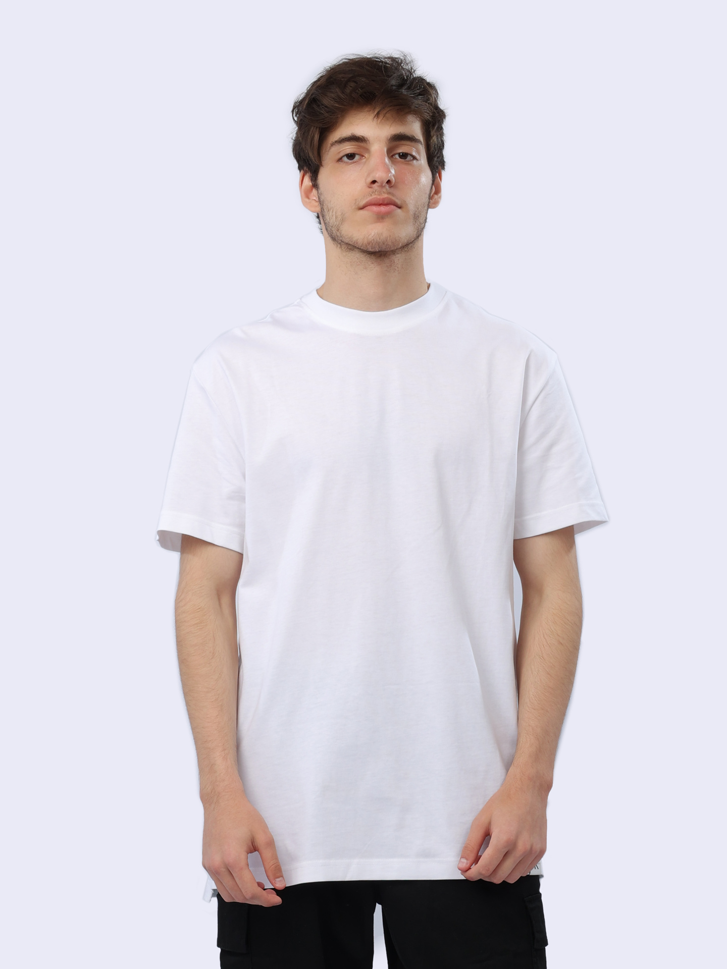 Футболка Calvin Klein Jeans J30J325338 белая мужская из хлопка — купить в интернет-магазине Verdistore