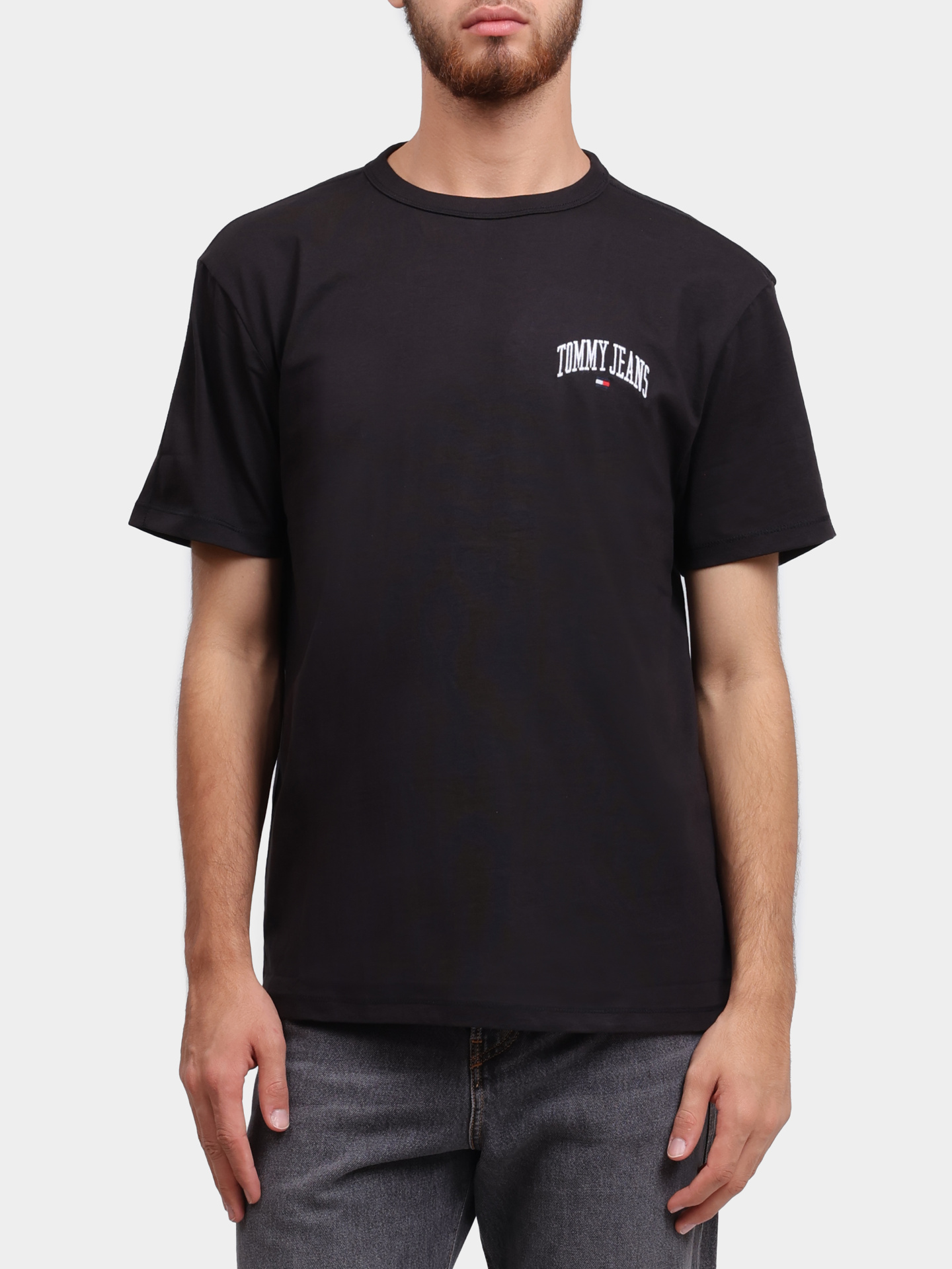Футболка Tommy Jeans DM0DM18665 хлопковая мужская — купить в интернет-магазине Verdistore
