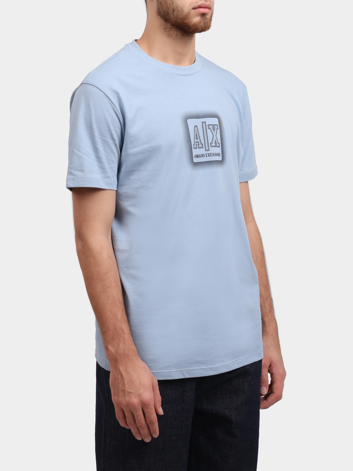 Футболка Armani Exchange XM000545 AF10361 U9287 хлопковая мужская — купить в интернет-магазине Verdistore