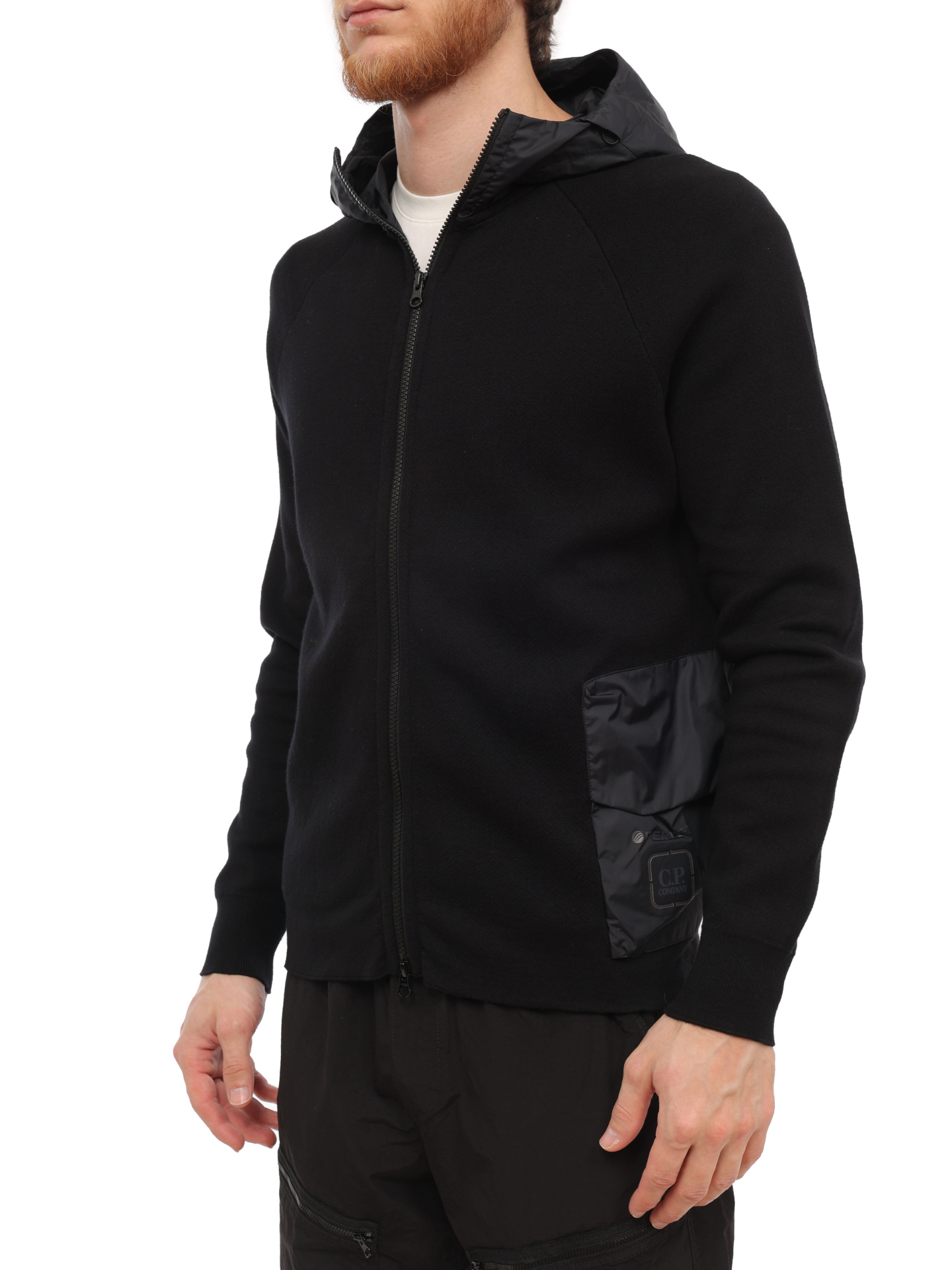 Худи C.P. Company 15CLKN021A-006599A 999 черное мужское — купить в интернет-магазине Verdistore