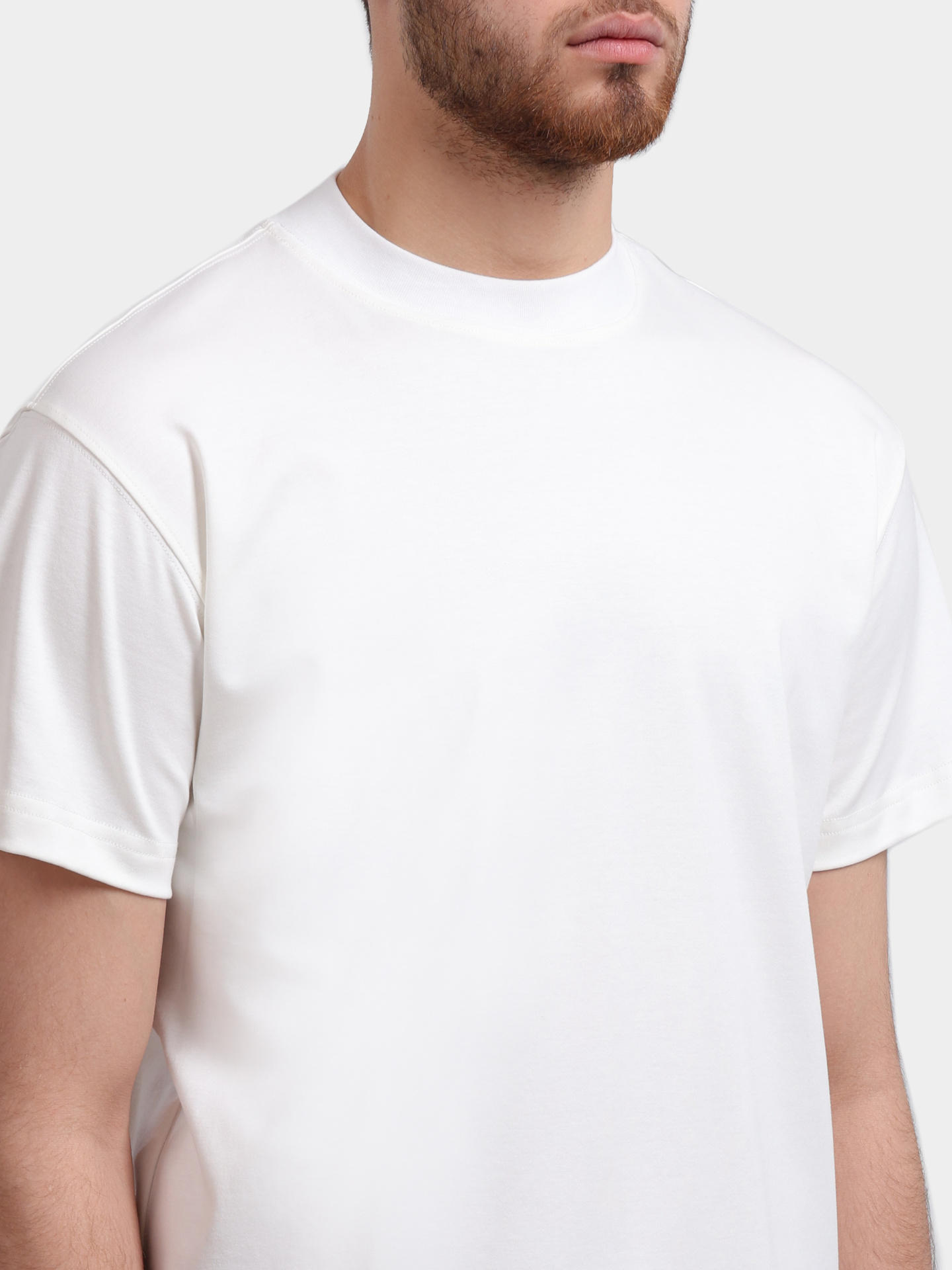 Футболка Lardini CNLTMC55 CN64052A белая мужская — купить в интернет-магазине Verdistore