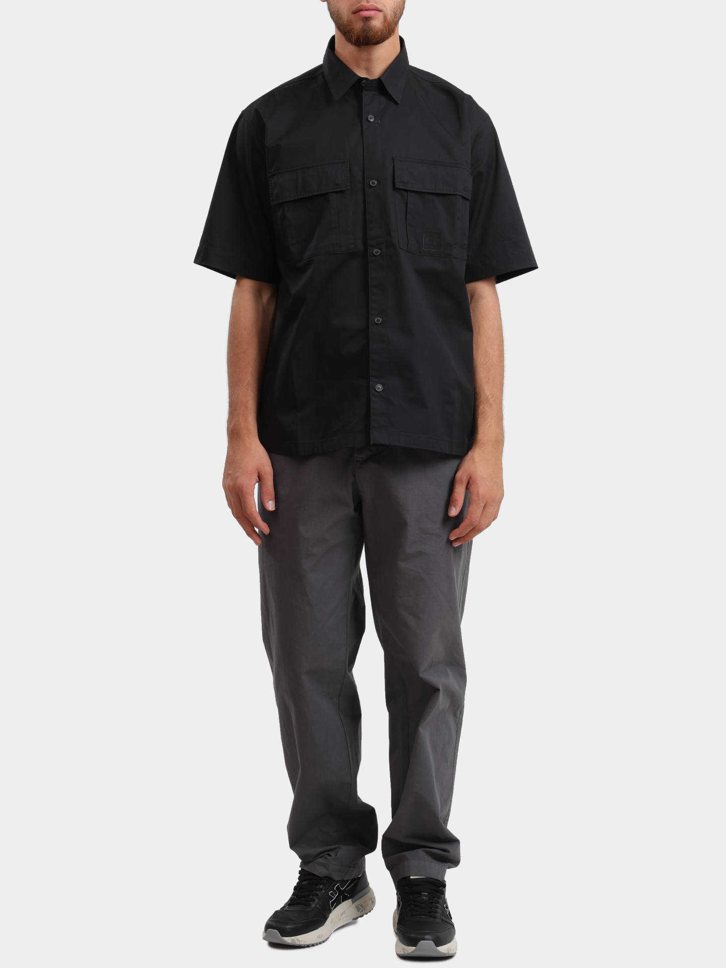 Рубашка C.P. Company 18CLSH027A006472A 999 хлопковая мужская — купить в интернет-магазине Verdistore