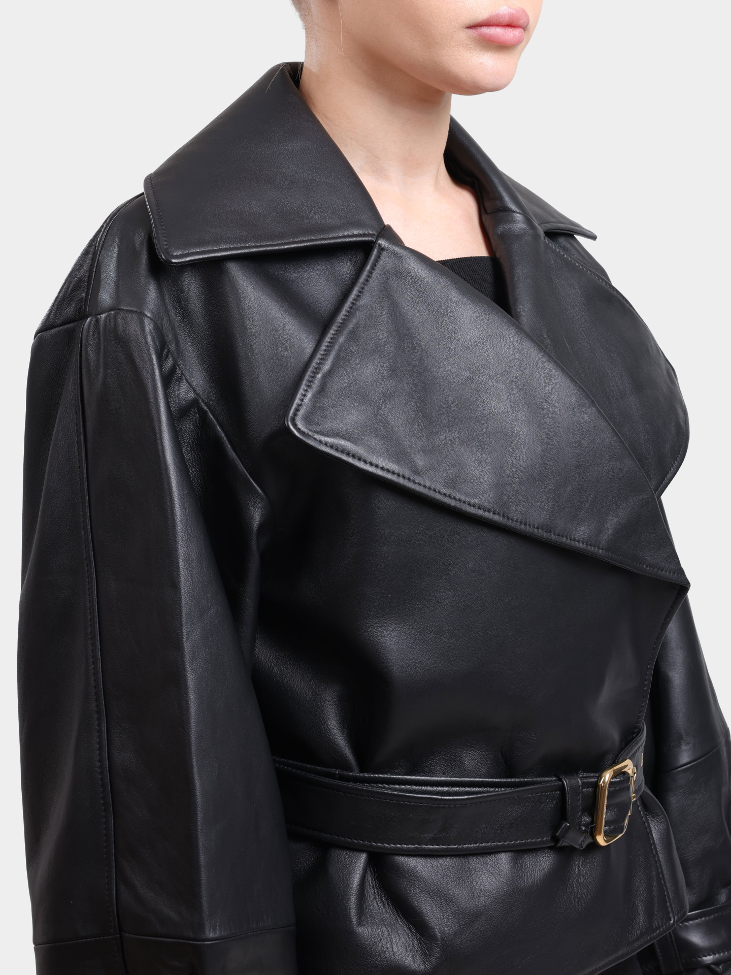 Куртка Hugo 50560068 001 кожаная женская — купить в интернет-магазине Verdistore