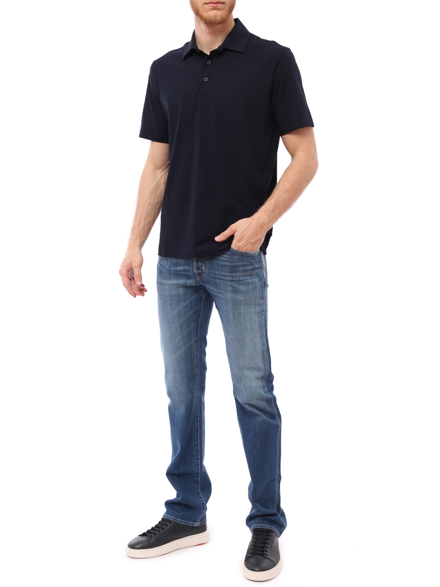 Джинсы Jacob Cohen J 620 Comfort/676/3 синие мужские — купить в интернет-магазине Verdistore