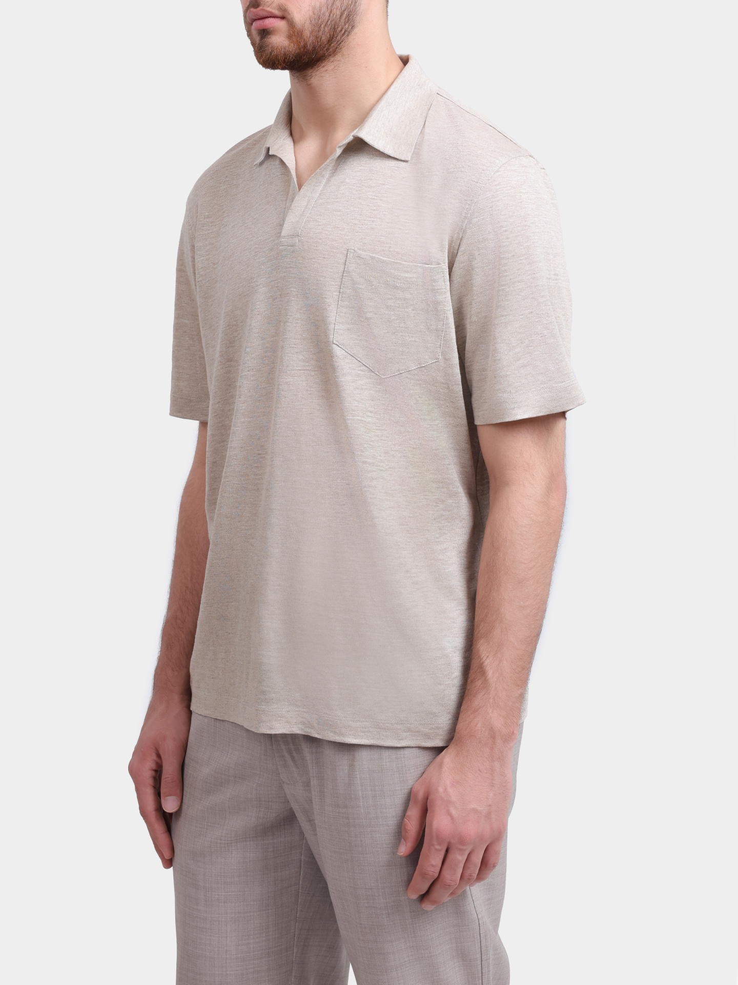 Поло Sease TP030TJ267 X43 бежевое мужское — купить в интернет-магазине Verdistore