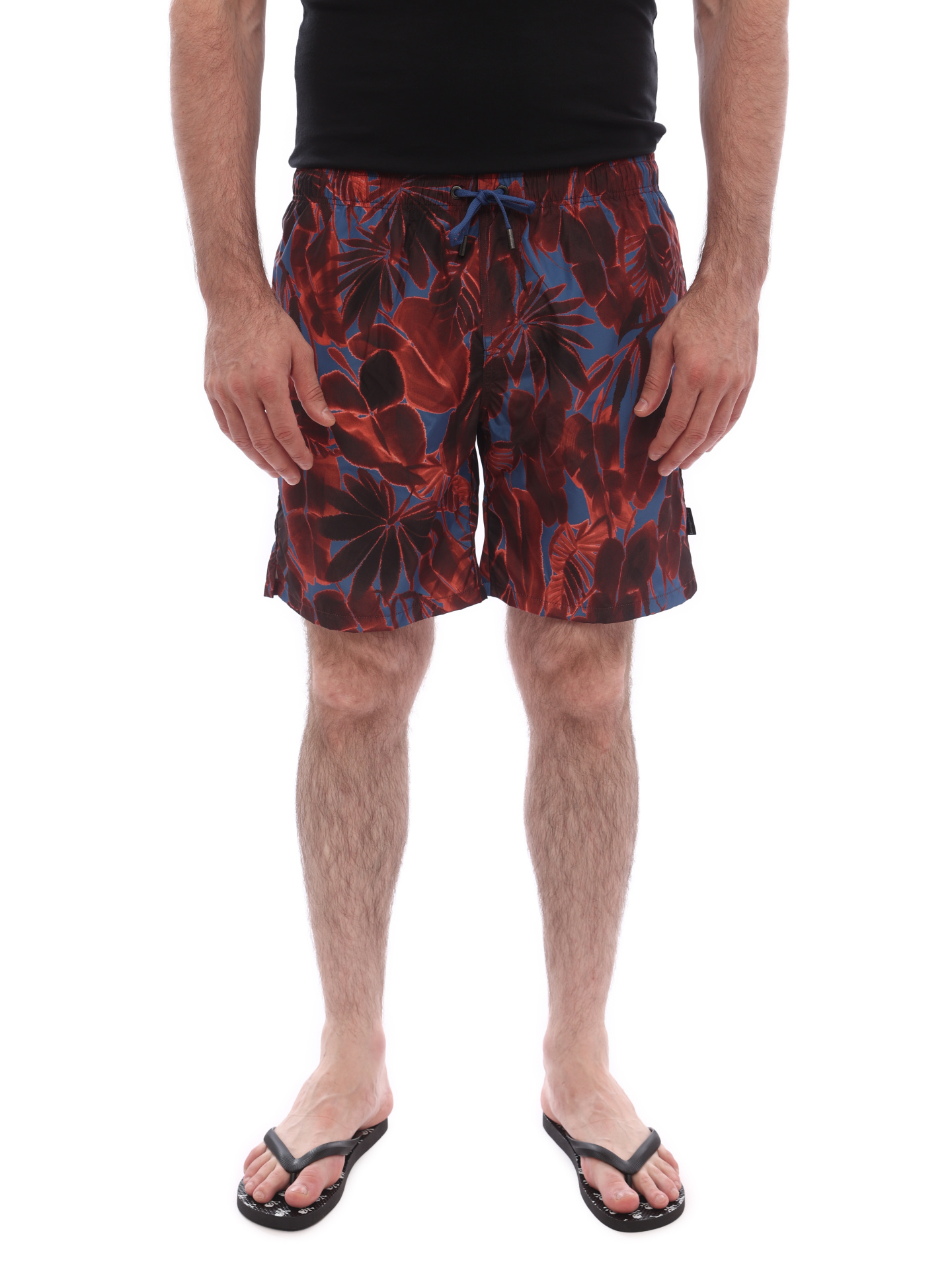 Шорты Ermenegildo Zegna N7B79 608 бордовые мужские — купить в интернет-магазине Verdistore