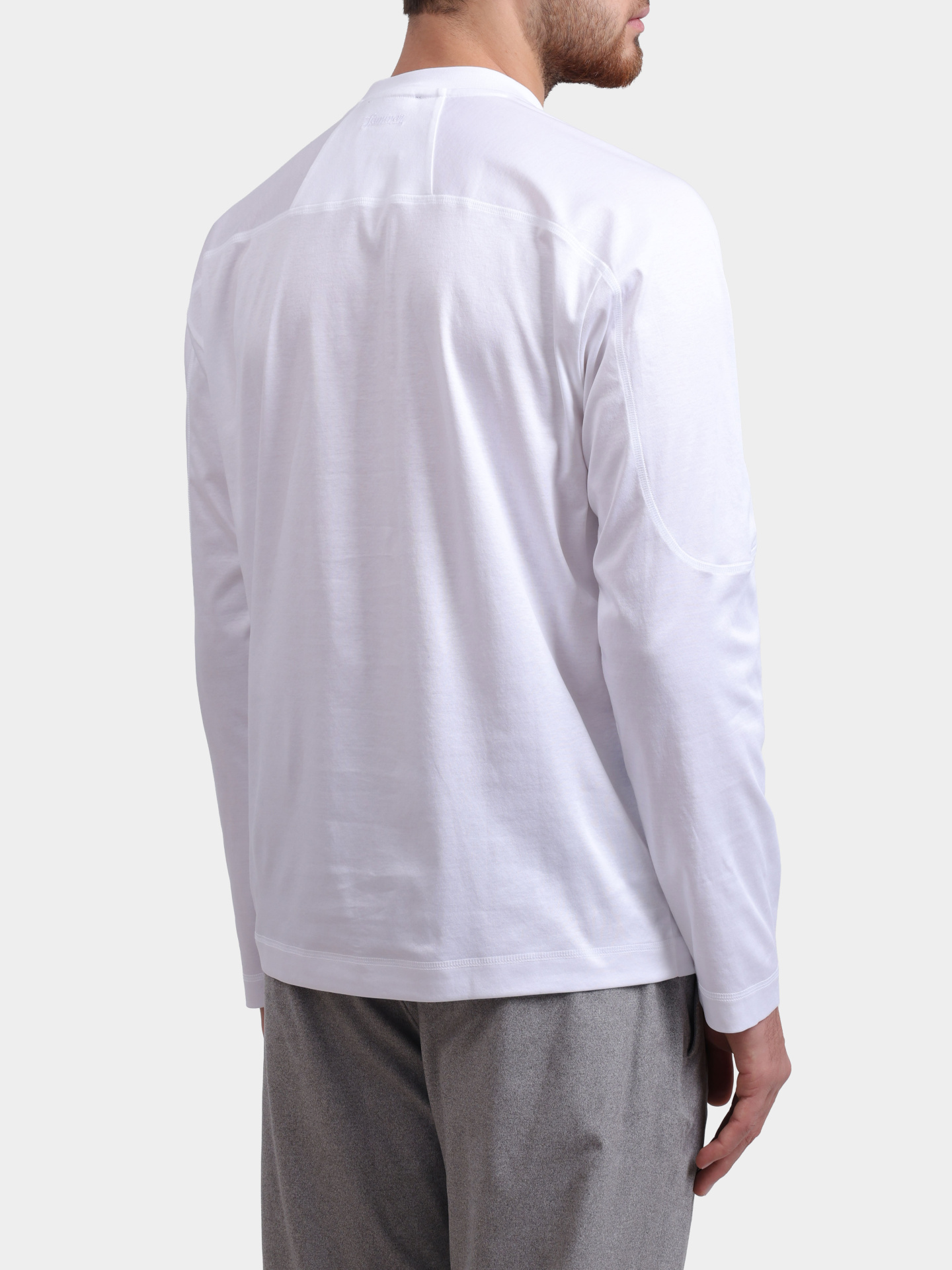 Лонгслив Herno Laminar JG00074UL 52132 1000 белый мужской — купить в интернет-магазине Verdistore