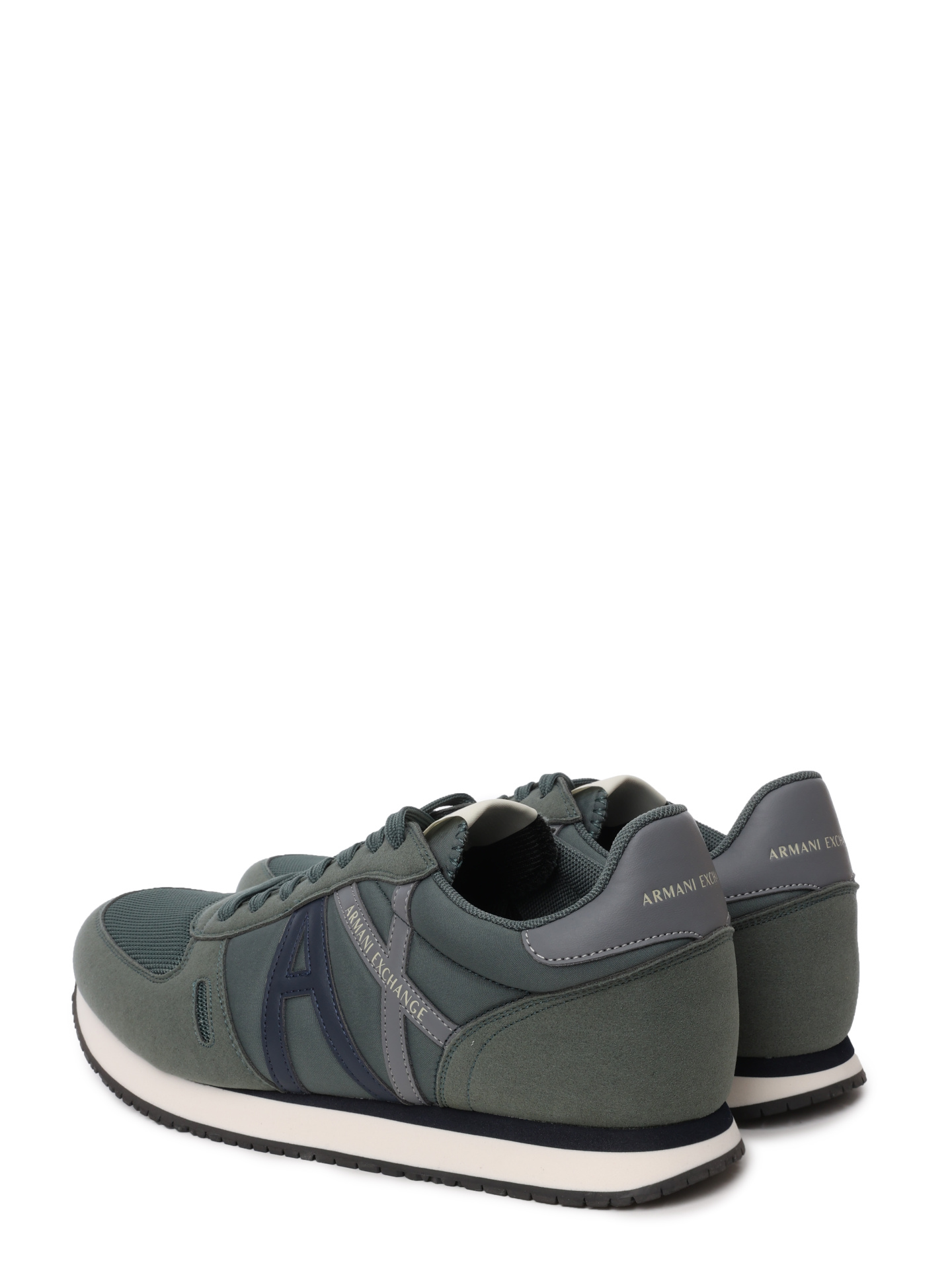 Кроссовки Armani Exchange XUX017 XCC68 T156 мужские текстильные с логотипом — купить в интернет-магазине Verdistore