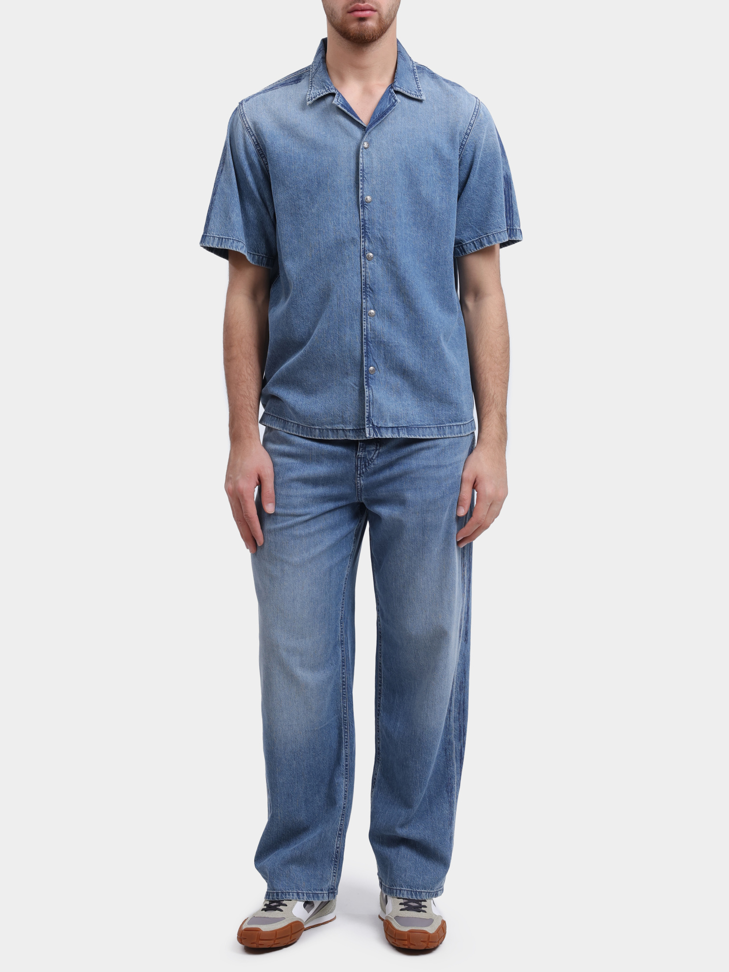 Рубашка Diesel A217330CECC01 джинсовая мужская — купить в интернет-магазине Verdistore