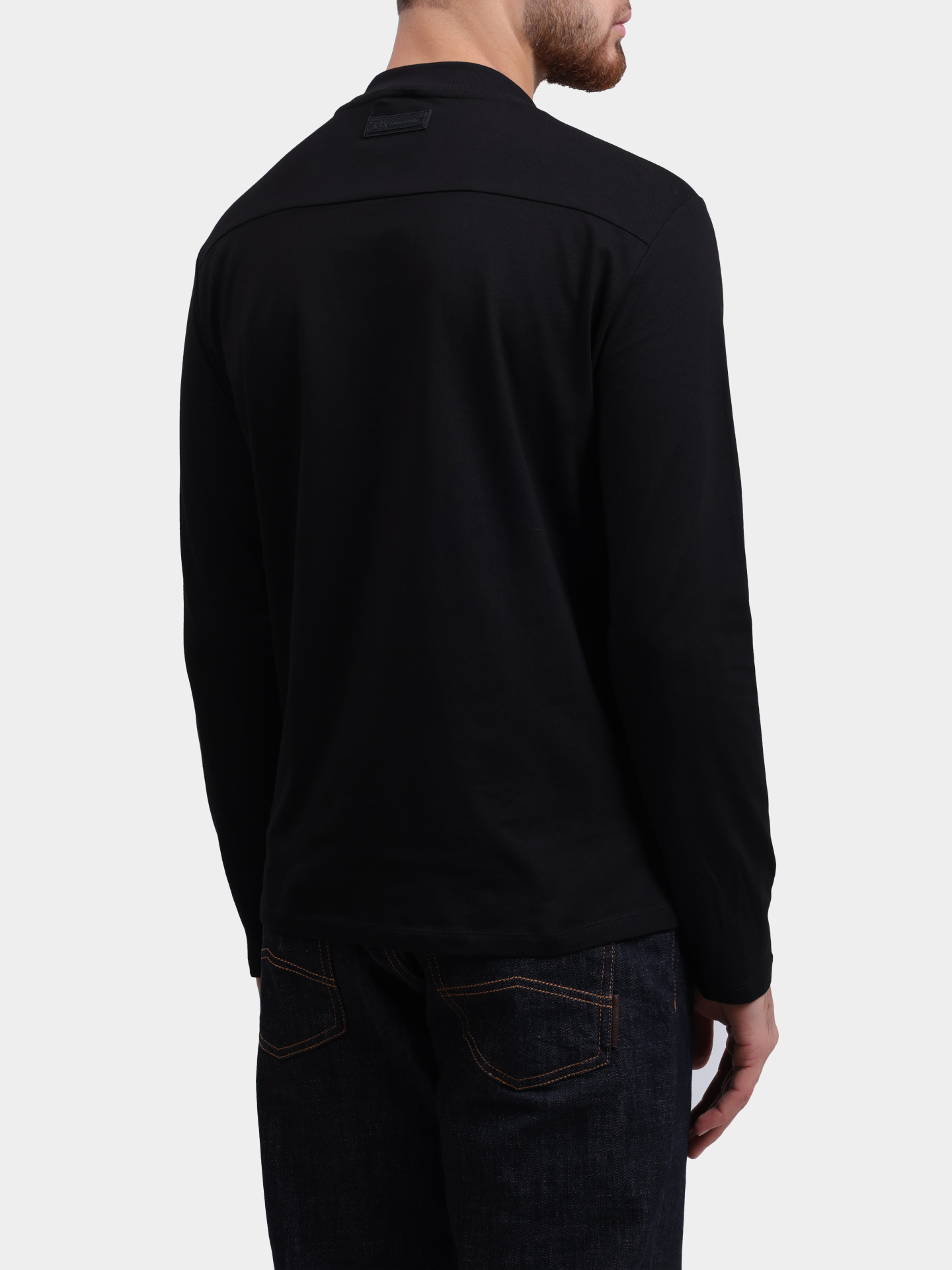 Лонгслив Armani Exchange XM001427 AF10362 UC001 хлопковый мужской — купить в интернет-магазине Verdistore