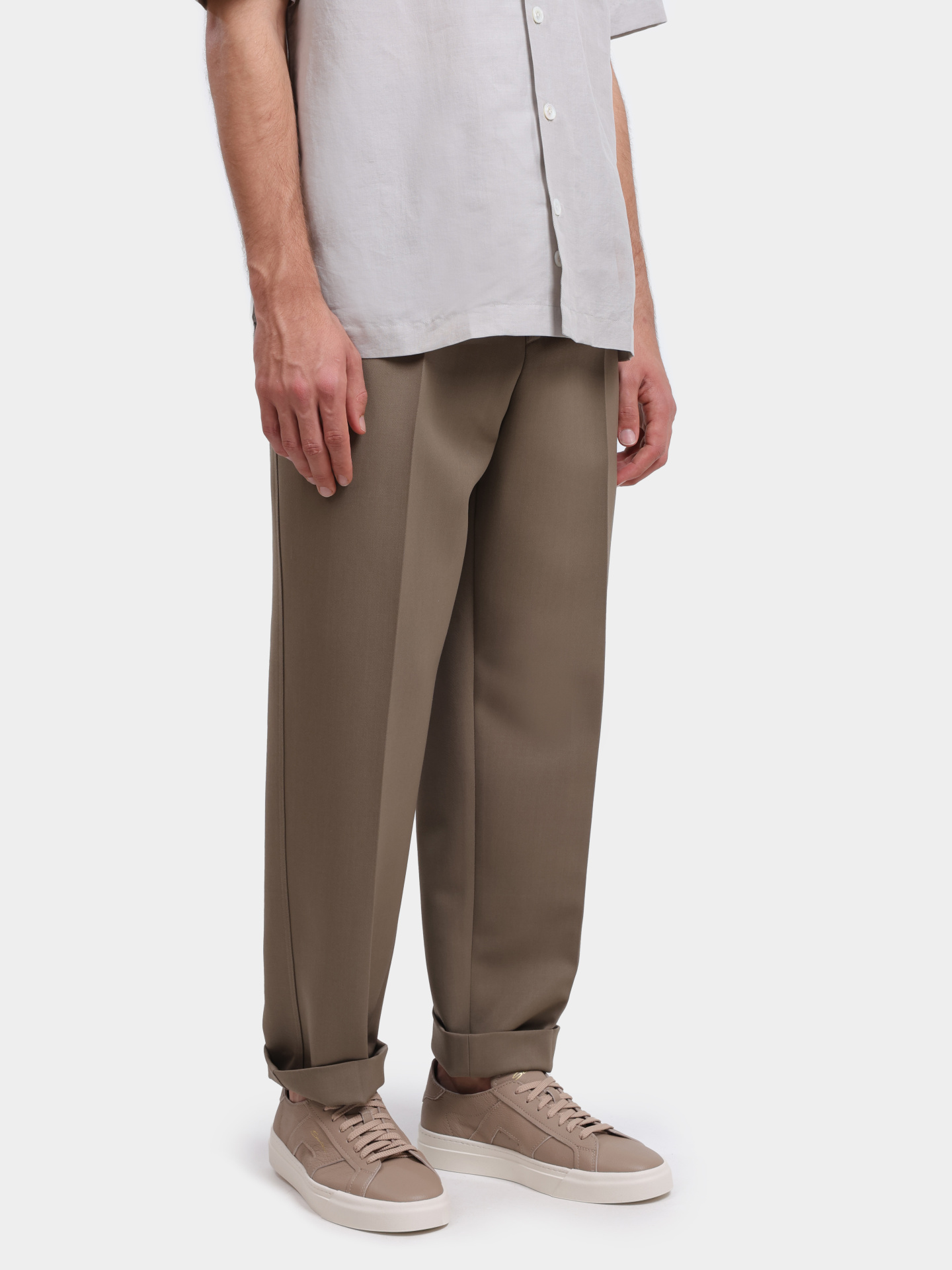 Брюки Zegna UEI28A8 TP49 V04 шерстяные мужские — купить в интернет-магазине Verdistore