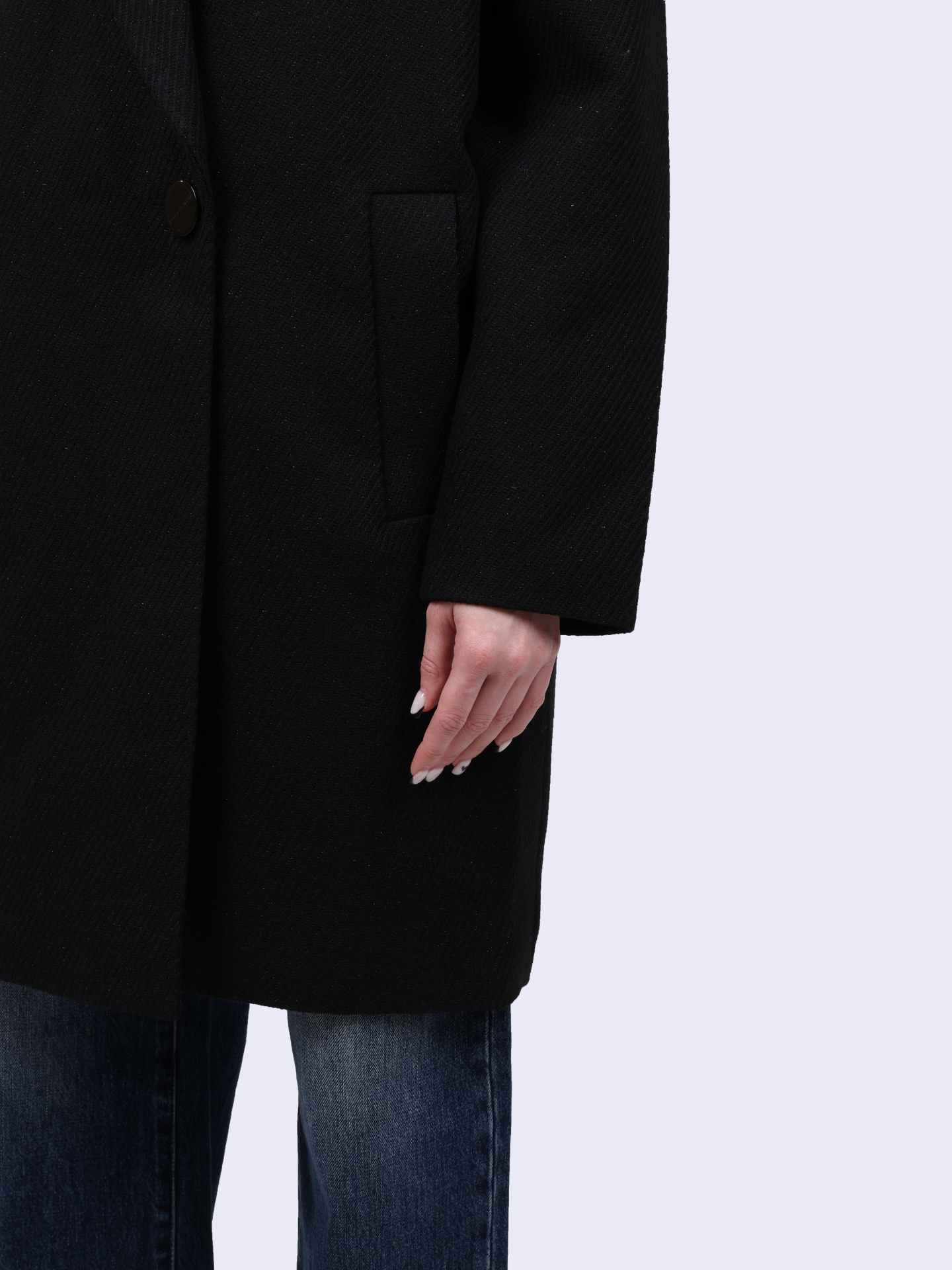 Пальто Armani Exchange 6DYK30 YN2YZ 1200 черное женское — купить в интернет-магазине Verdistore