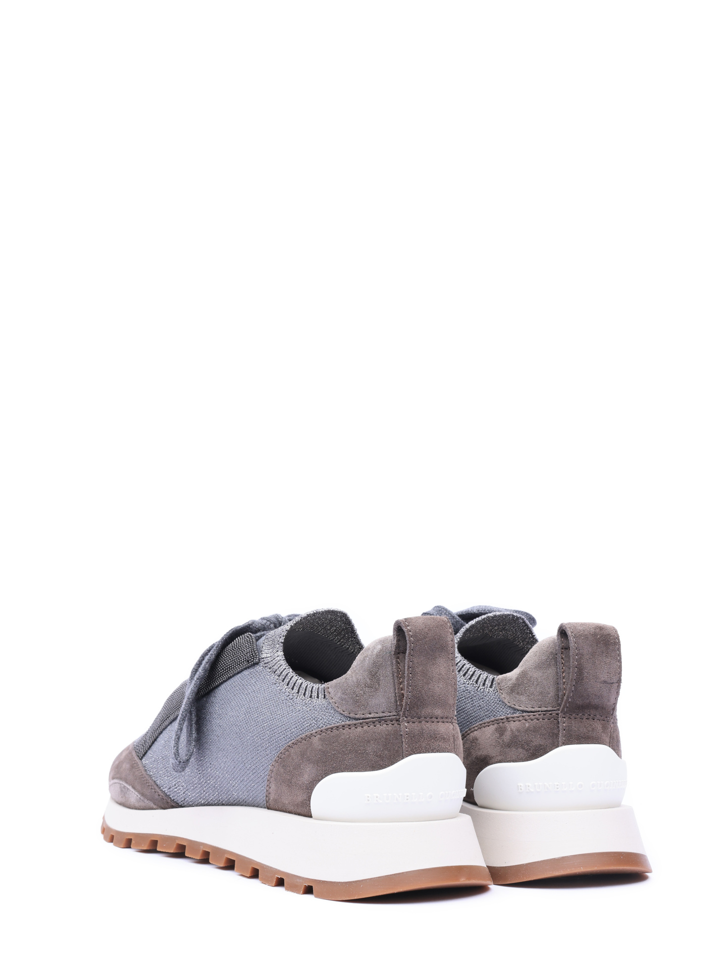 Кроссовки Brunello Cucinelli MZ34G2069 CP727 комбинированные женские — купить в интернет-магазине Verdistore