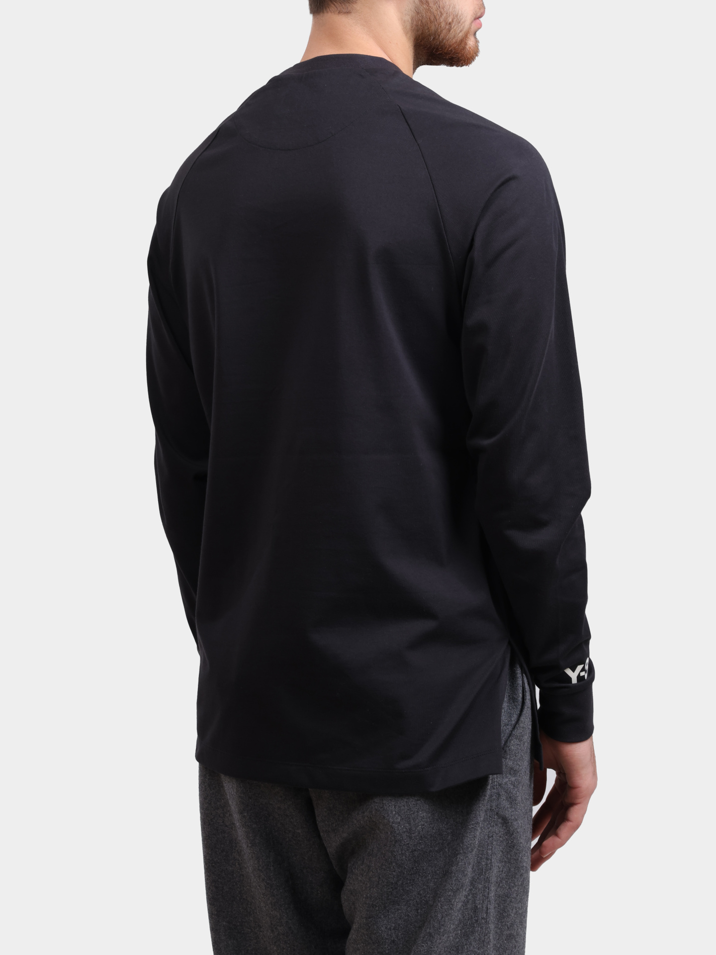 Футболка Y-3 IR6268 черная мужская с длинными рукавами — купить в интернет-магазине Verdistore