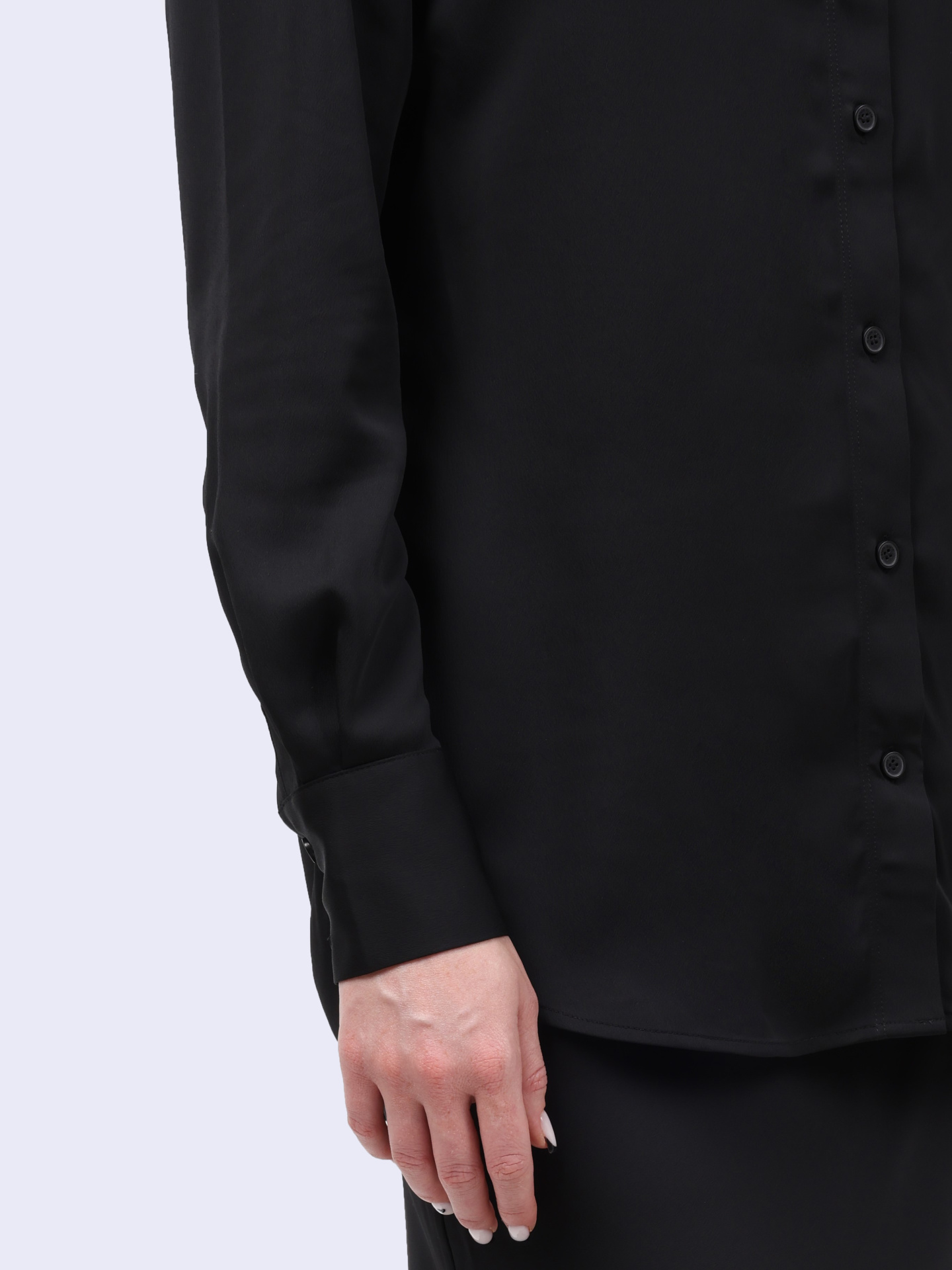 Блуза Calvin Klein K20K207584 BEH черная женская — купить в интернет-магазине Verdistore