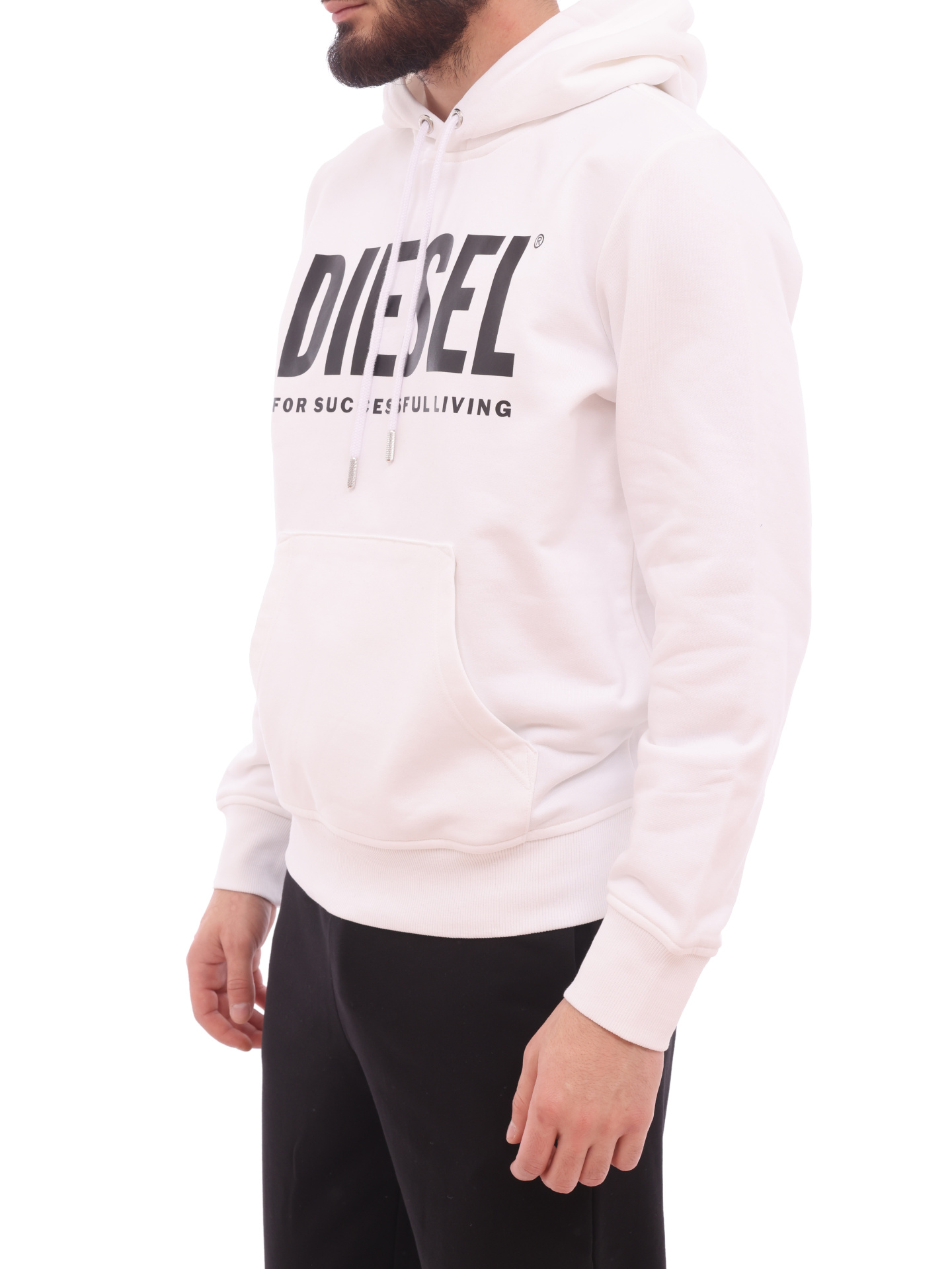 Худи Diesel A028130BAWT100 хлопковое женское — купить в интернет-магазине Verdistore