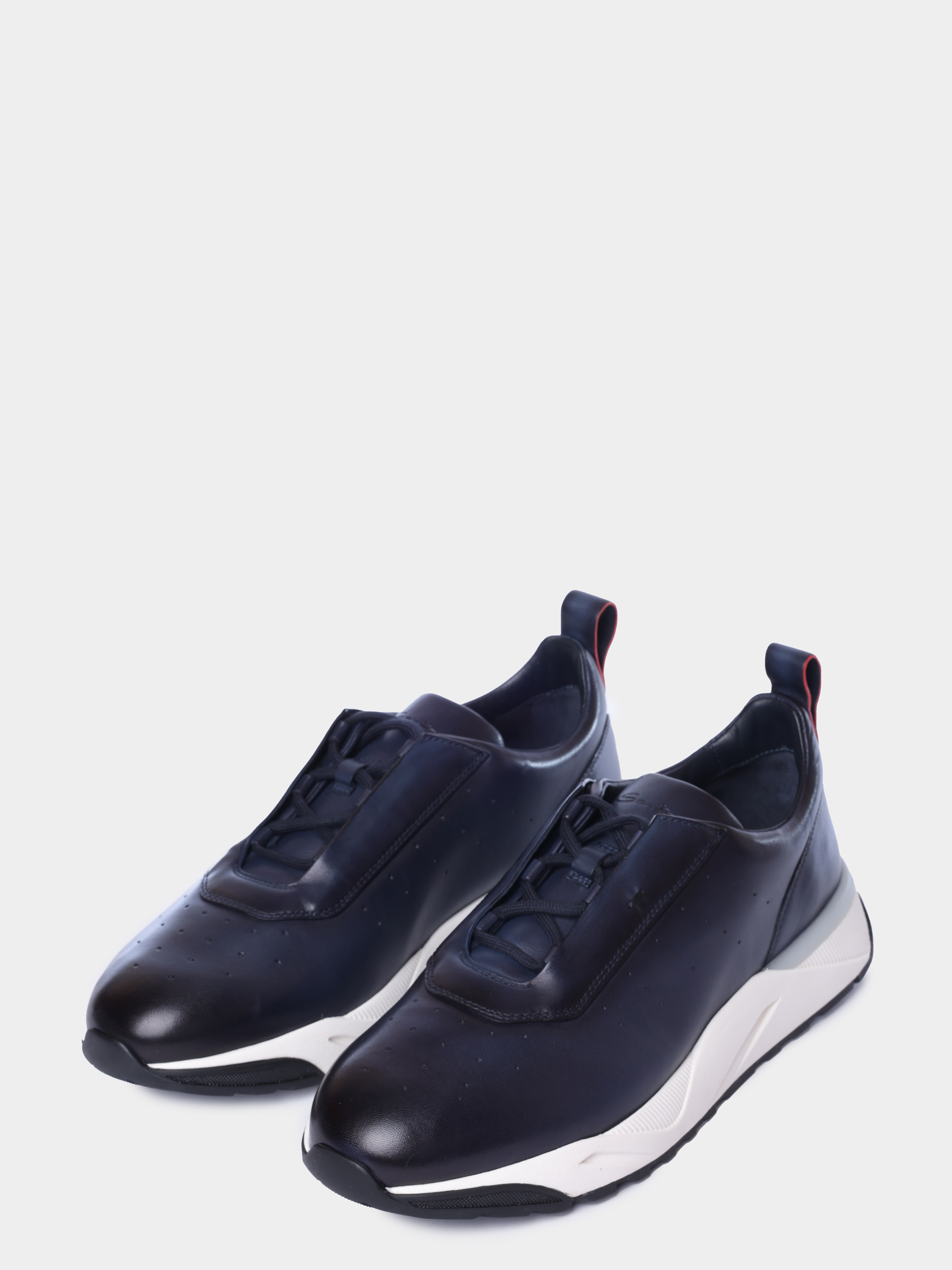 Кроссовки Santoni MBIG22027BINTGONU60 кожаные мужские — купить в интернет-магазине Verdistore