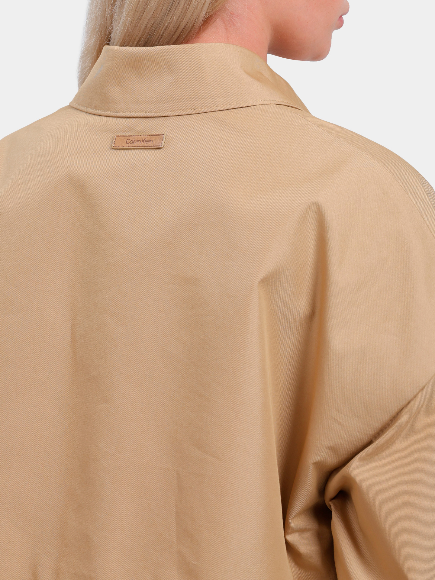 Куртка Calvin Klein K20K208379 PFN бежевая женская — купить в интернет-магазине Verdistore