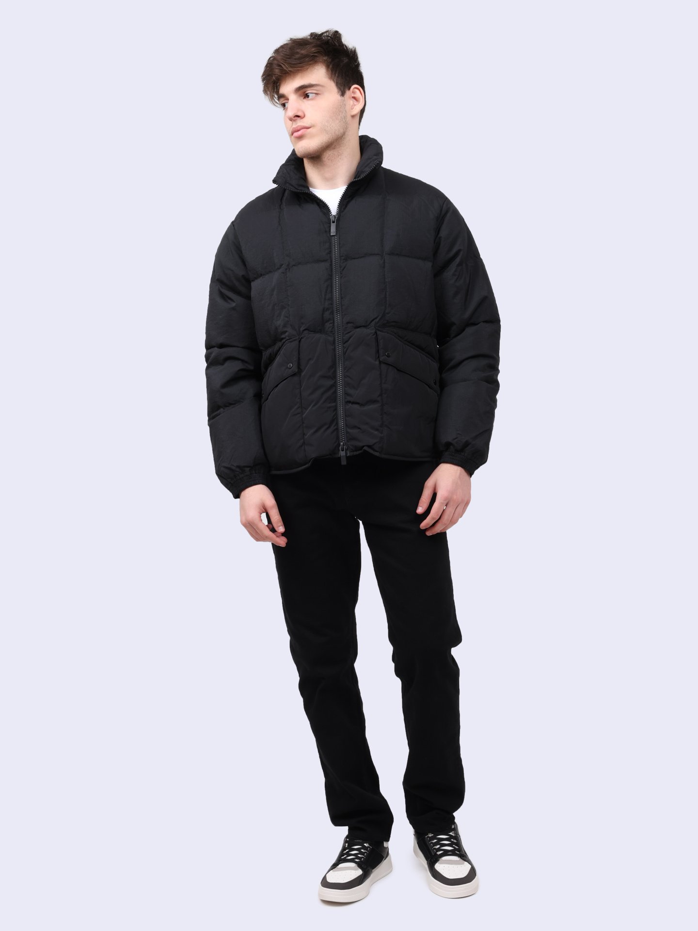 Пуховик Armani Exchange 6DZBL5 ZN5GZ 1200 черный мужской — купить в интернет-магазине Verdistore