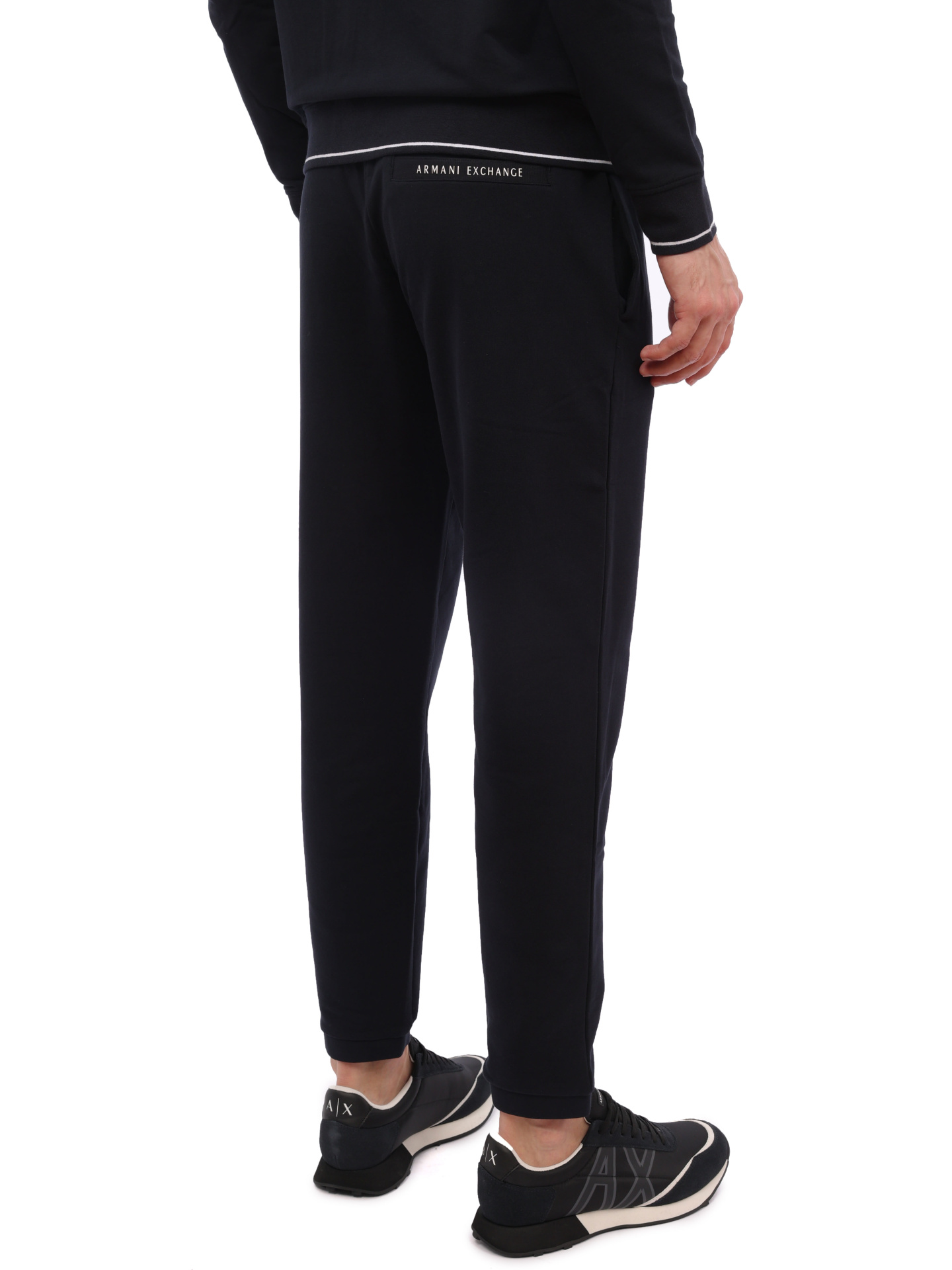 Брюки спортивные Armani Exchange 8NZP82 ZJH3Z 1510 темно-синие мужские — купить в интернет-магазине Verdistore
