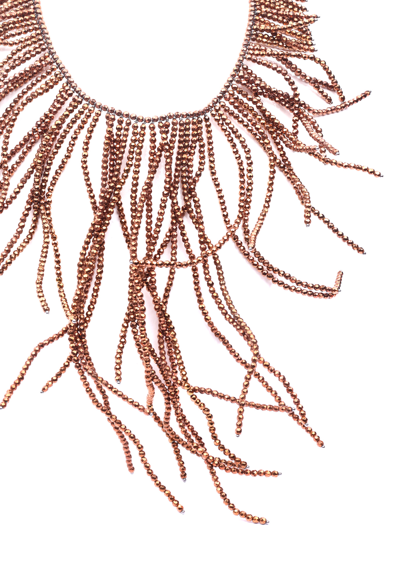 Ожерелье Brunello Cucinelli MCOW90204 CEOP коричневое женское — купить в интернет-магазине Verdistore