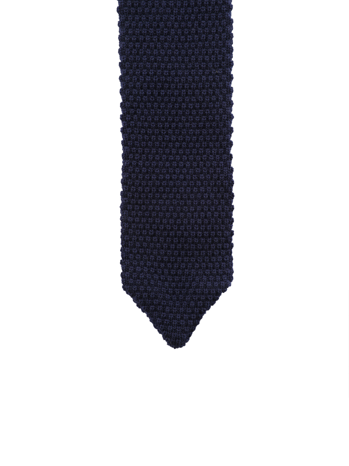 Галстук вязаный темной синий  — купить в интернет-магазине Verdistore