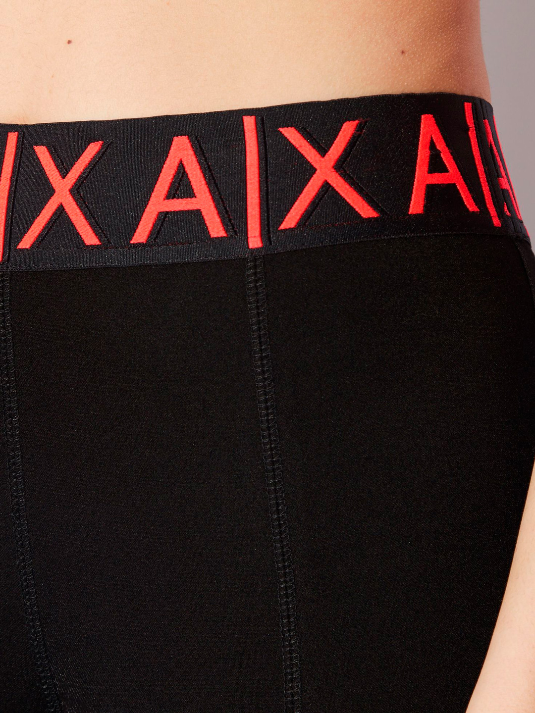 Леггинсы Armani Exchange 3GYP84 черные женские с логотипом — купить в интернет-магазине Verdistore