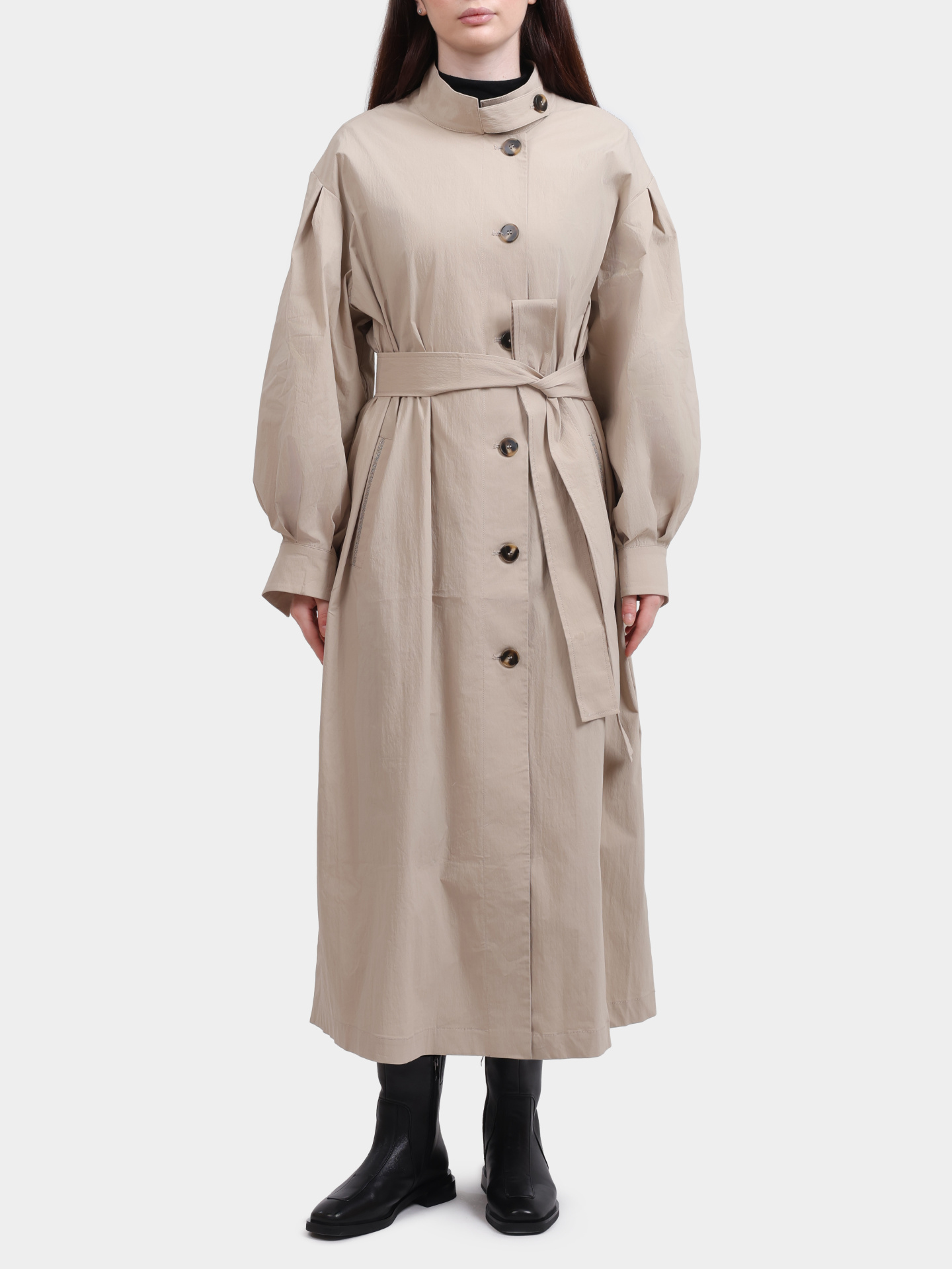 Плащ Re Vera 25-31-1811 бежевый женский — купить в интернет-магазине Verdistore