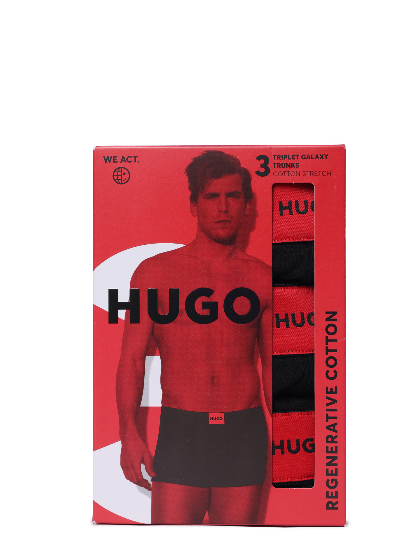 Трусы комплект Hugo 50532797 001 хлопковые мужские — купить в интернет-магазине Verdistore