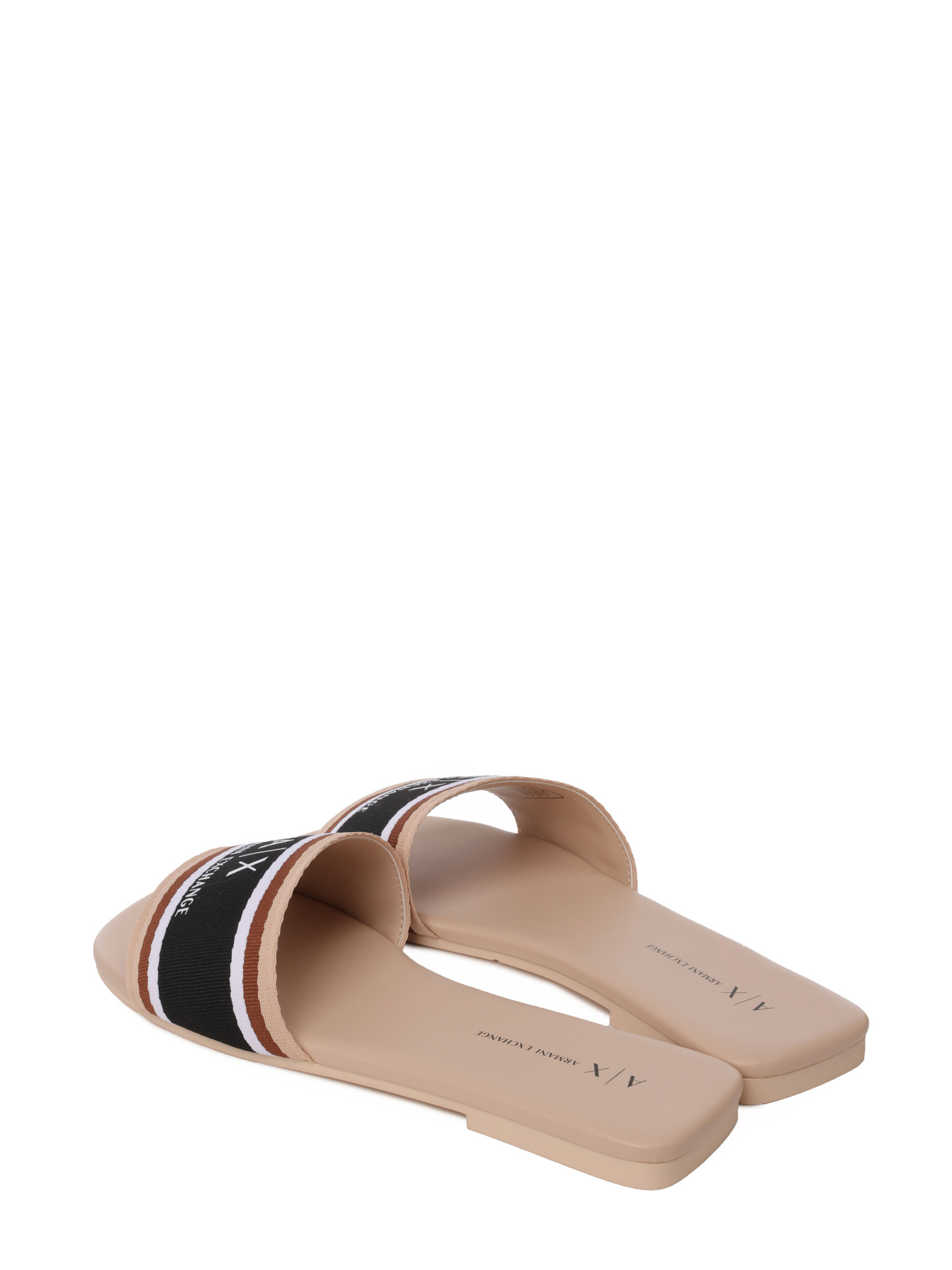 Тапки Armani Exchange XDP045 XV842 0095 текстильные женские — купить в интернет-магазине Verdistore