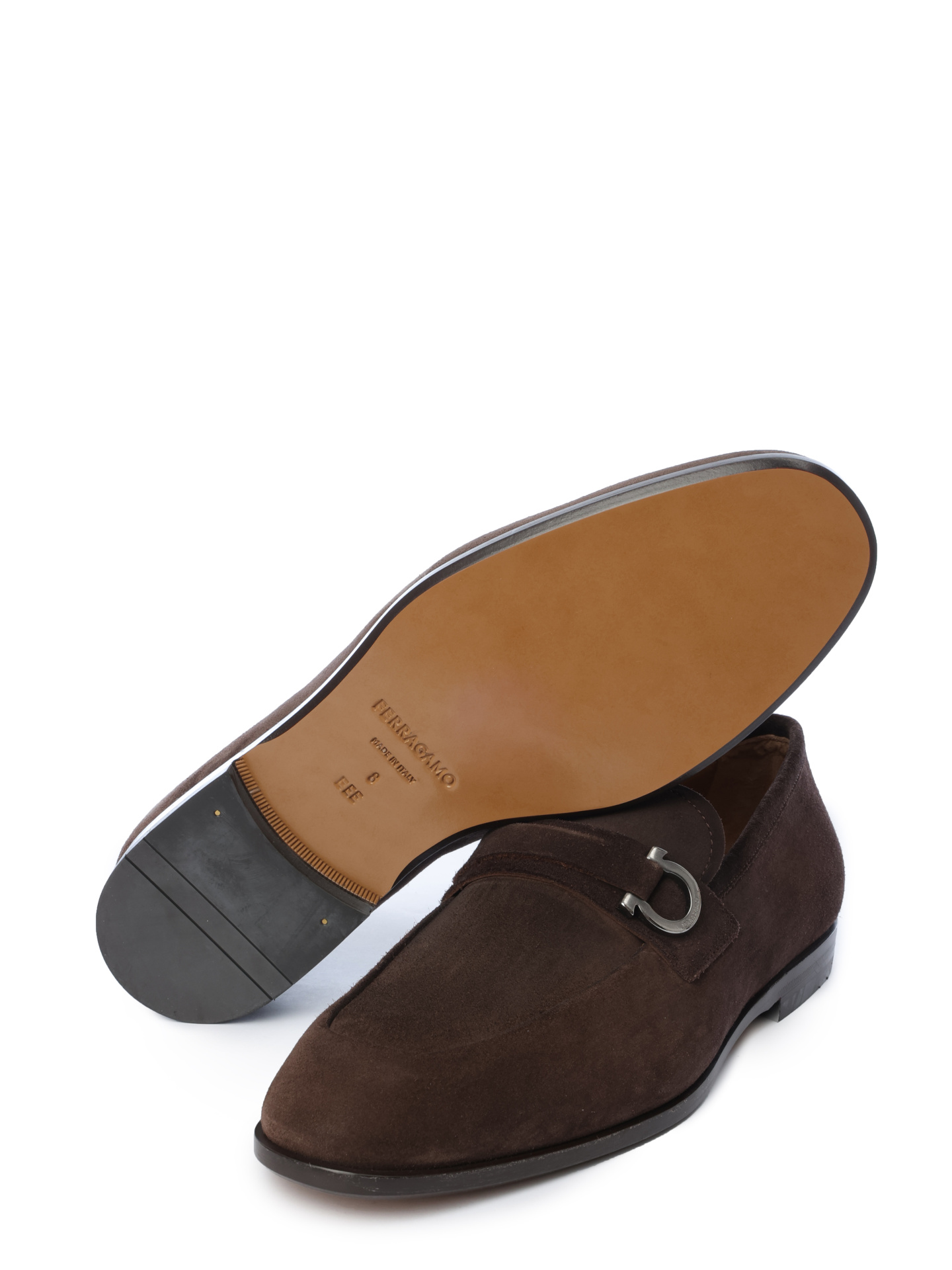 Лоферы 021688768817 на каблуке и с металлическим логотипами сверху — купить в интернет-магазине Verdistore