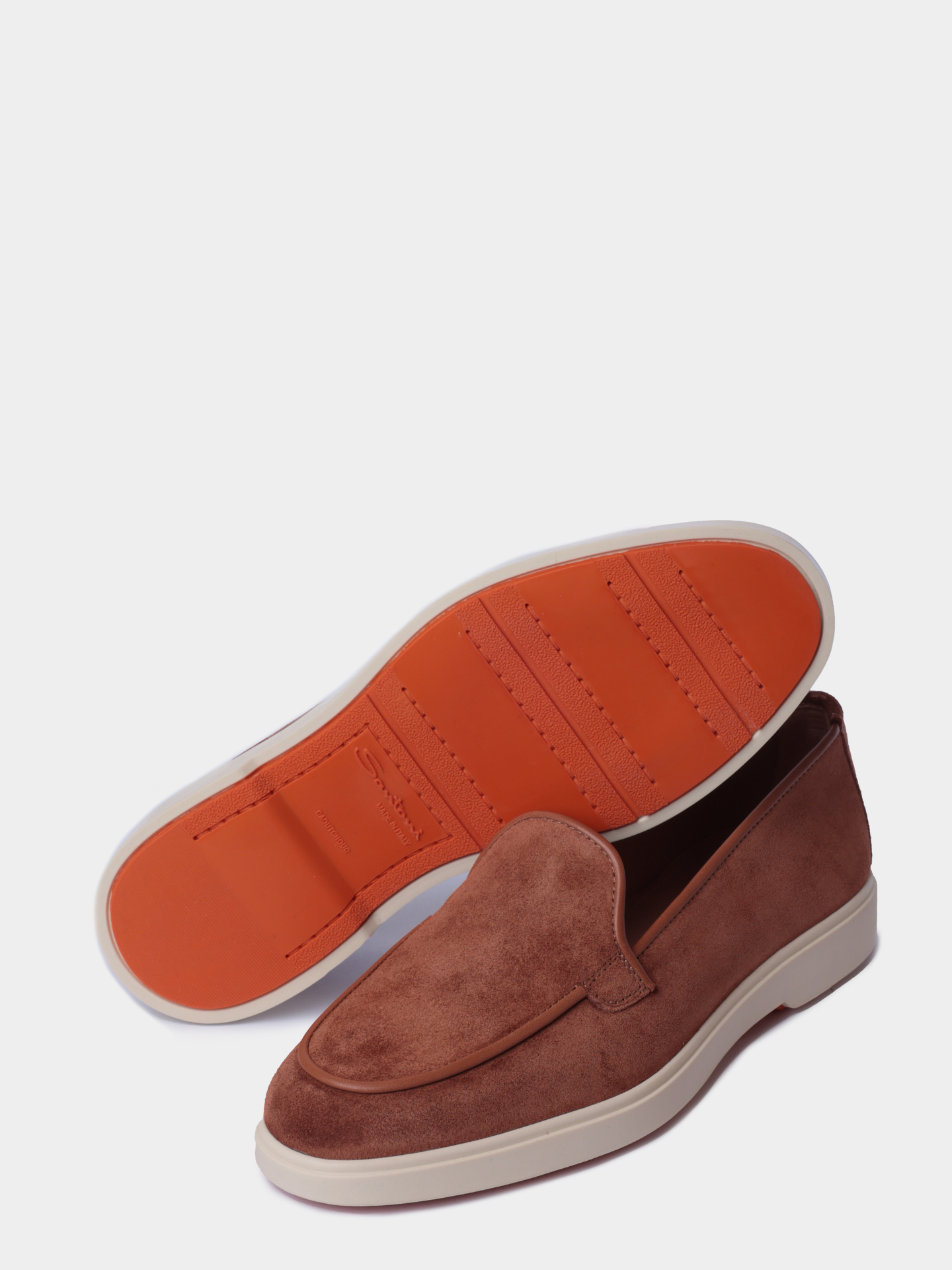 Лоферы Santoni WUYG72027TISNORBC40 замшевые женские — купить в интернет-магазине Verdistore