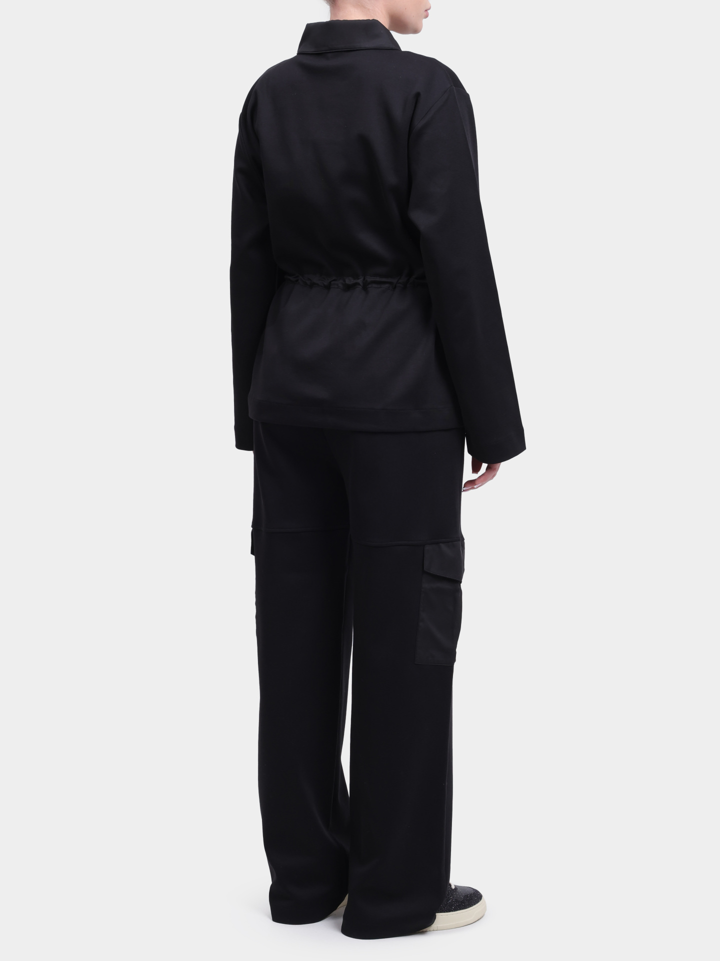 Рубашка Herno JC000078D 52117 9300 черная женская на кулиске — купить в интернет-магазине Verdistore